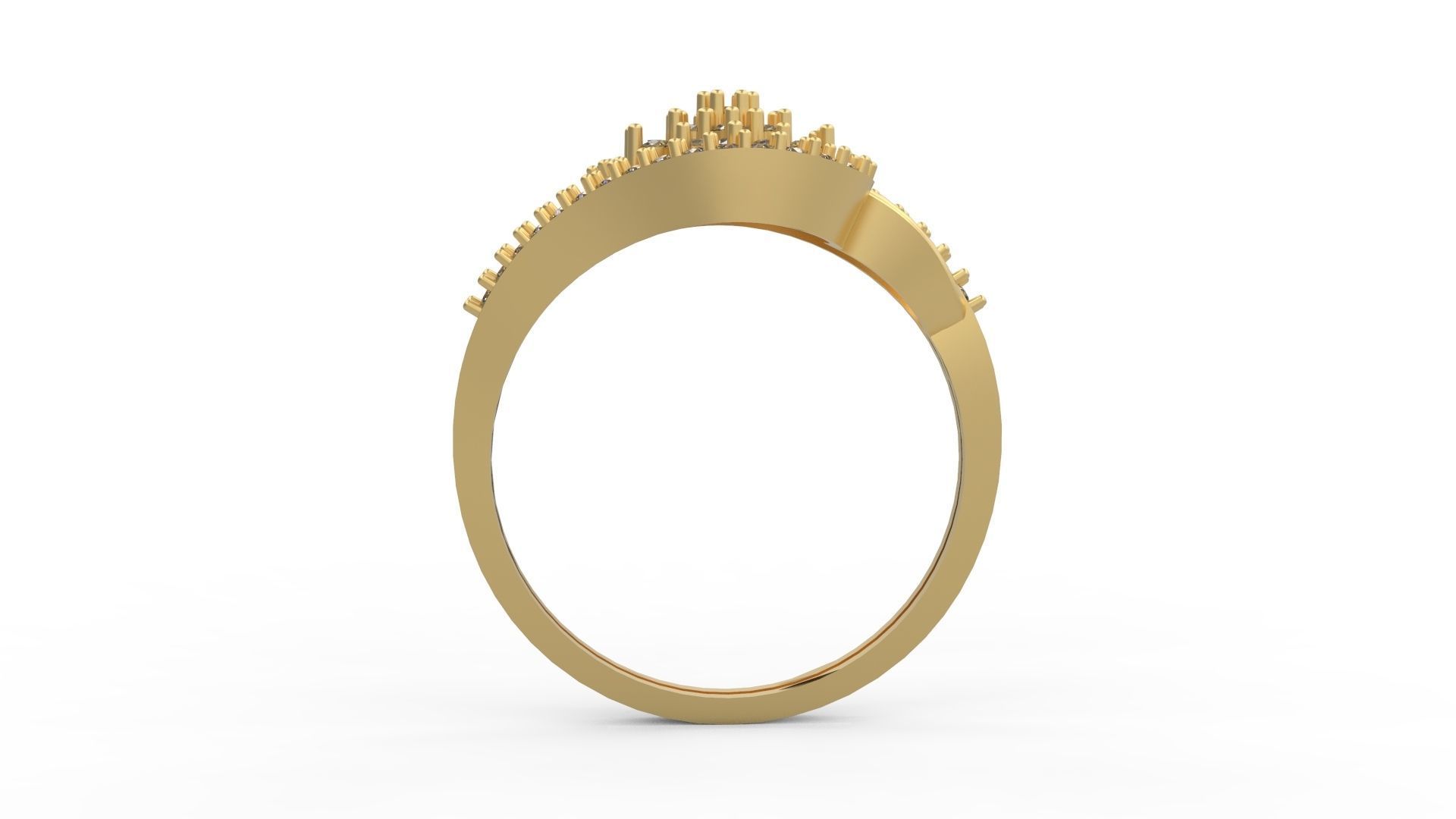 Minimalist Ring 295 3D print model_2