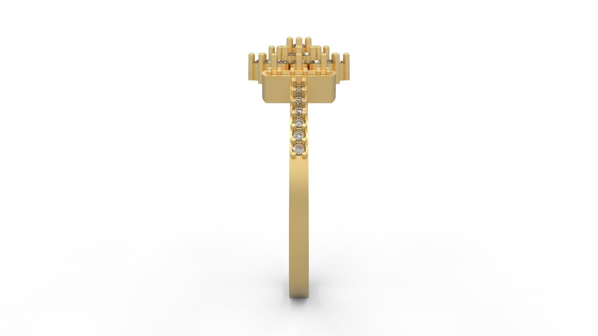 Minimalist Ring 297 3D print model_3