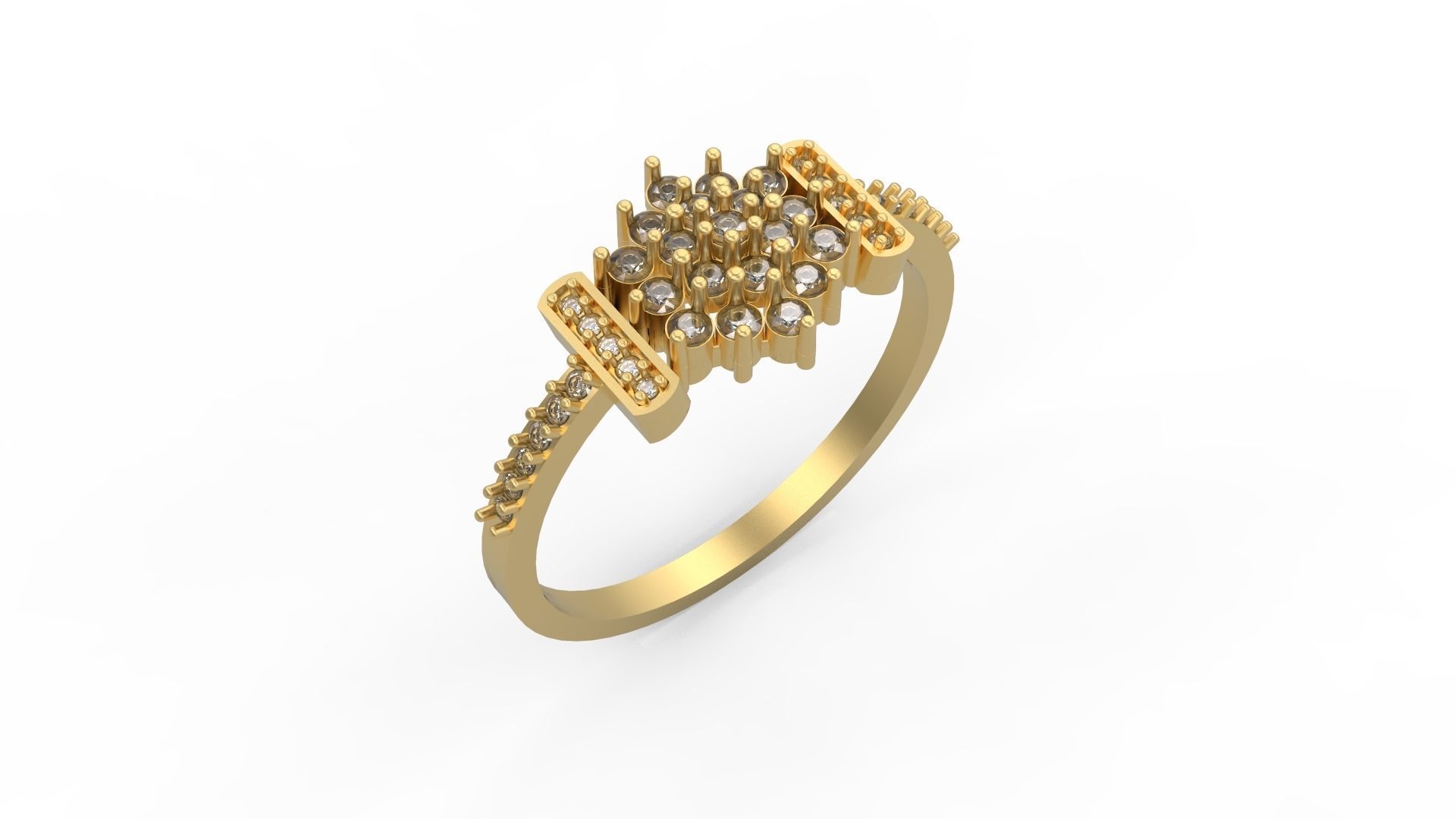 Minimalist Ring 297 3D print model_1
