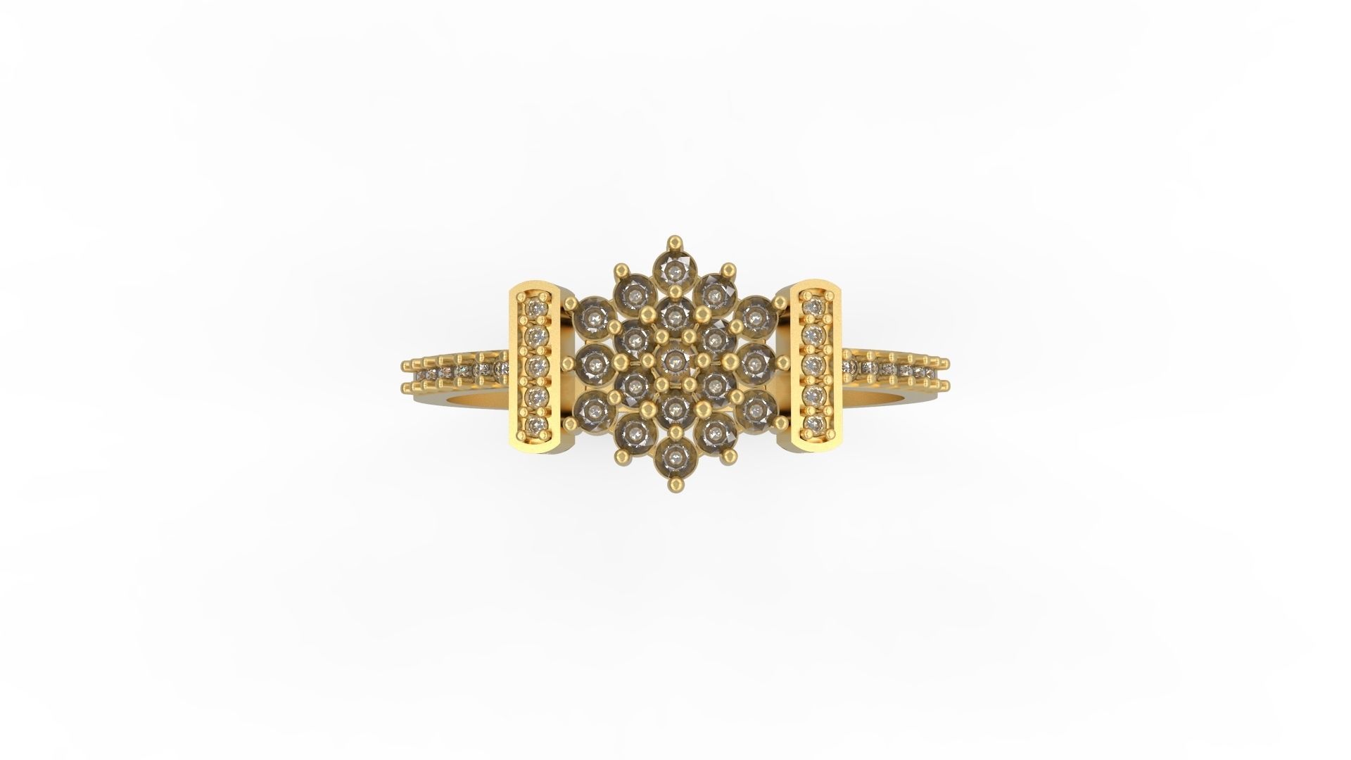 Minimalist Ring 297 3D print model_4