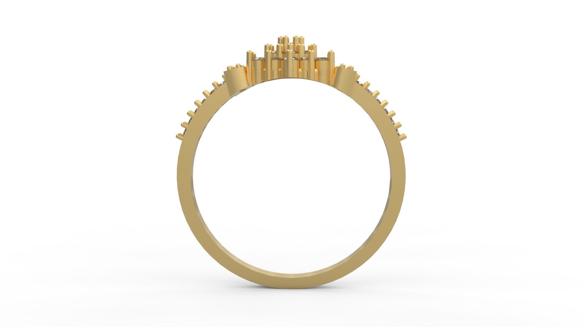 Minimalist Ring 297 3D print model_2