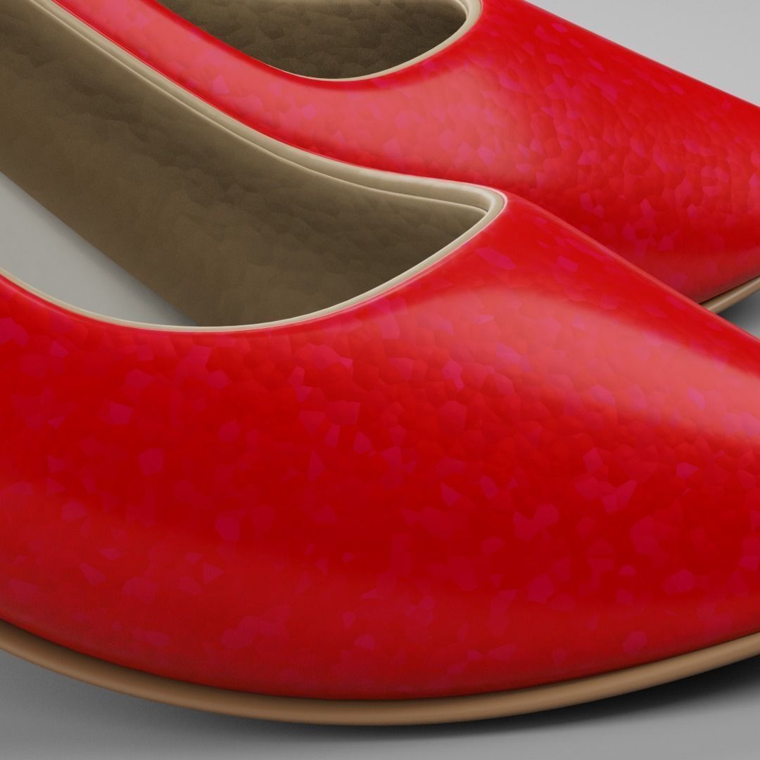 High heeled 3D model_8