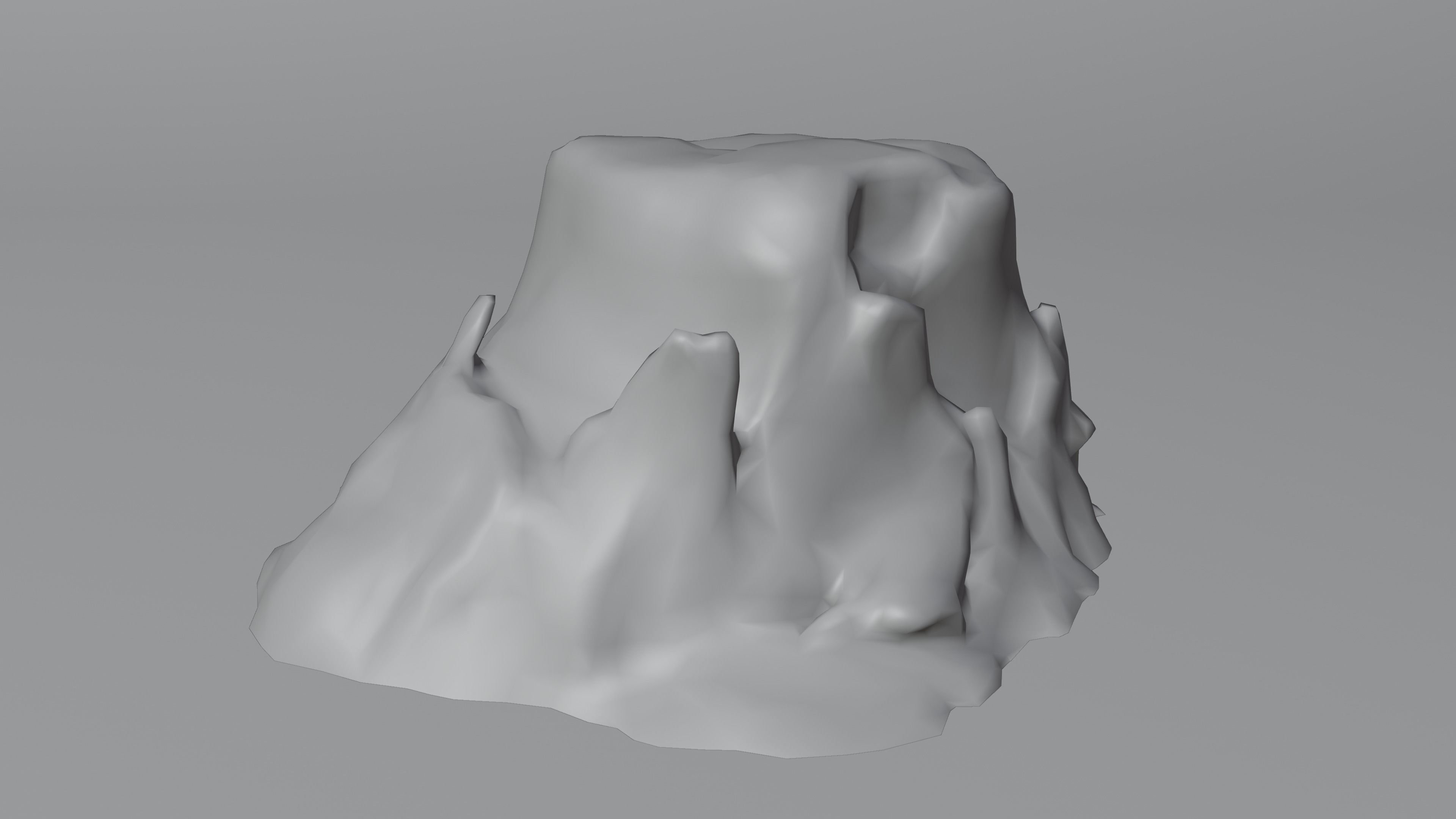 Tree Stump 004 Photoscan PBR Game Ready Low-poly 3D model_5