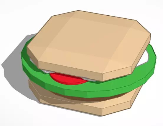Sandwich 3D print model