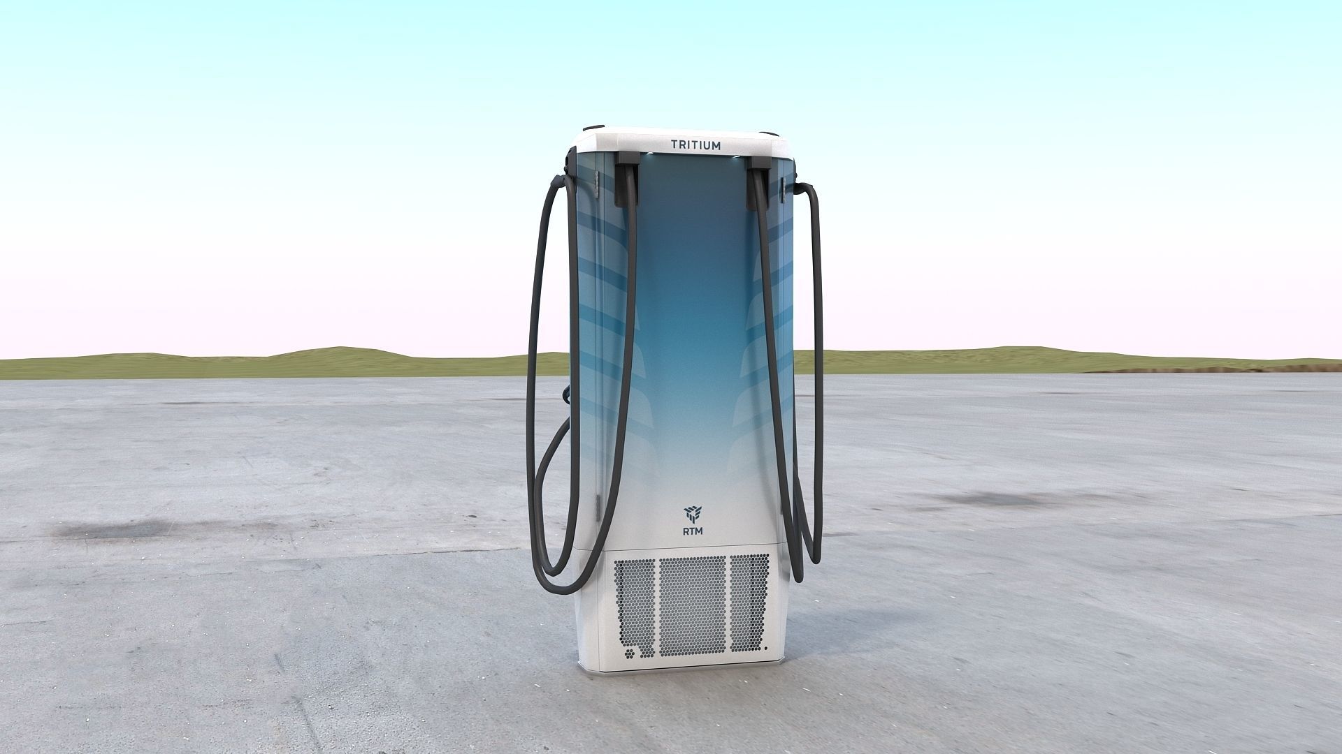 Tritium RTM DC Charger 75kW 3D model_5