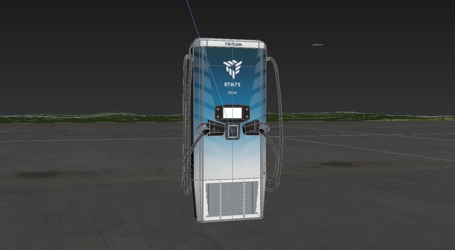 Tritium RTM DC Charger 75kW 3D model_1