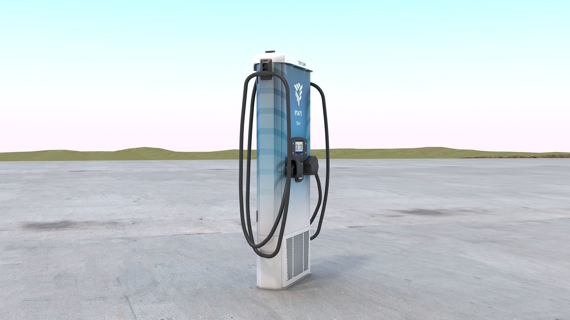 Tritium RTM DC Charger 75kW 3D model_7