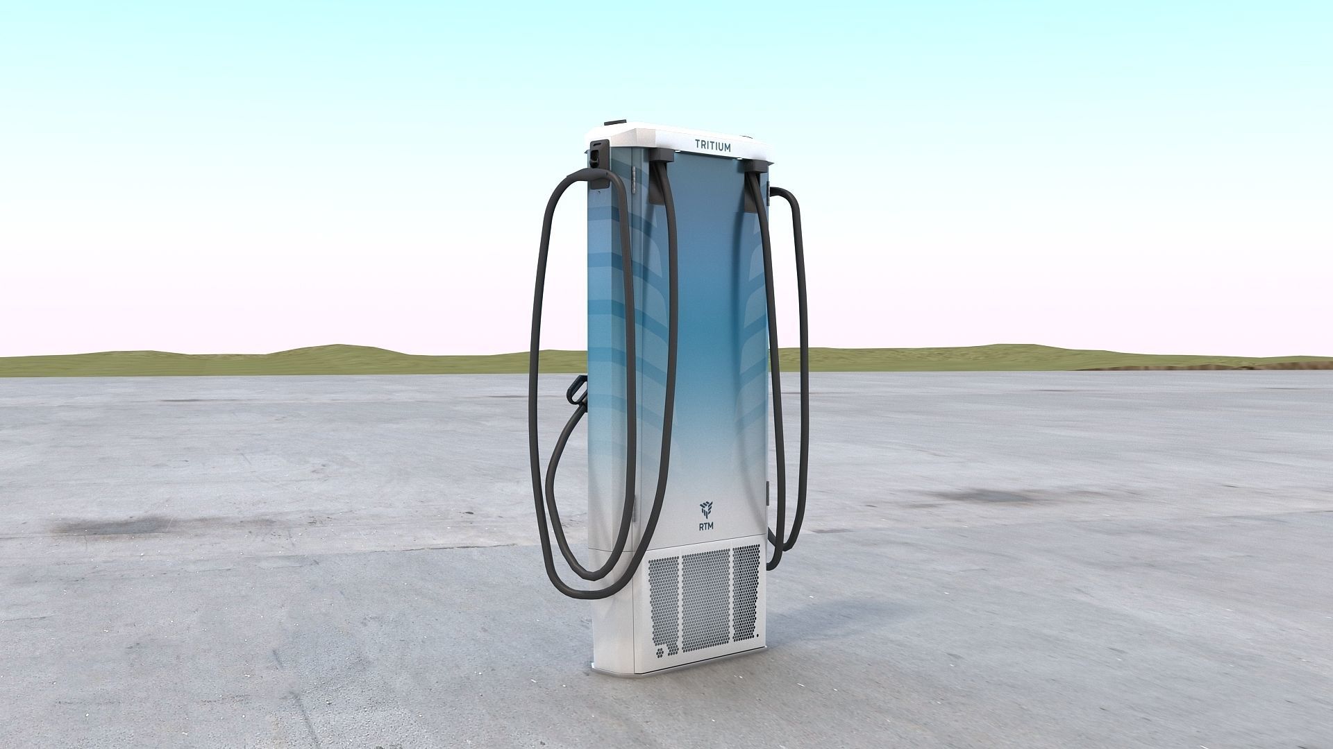 Tritium RTM DC Charger 75kW 3D model_9