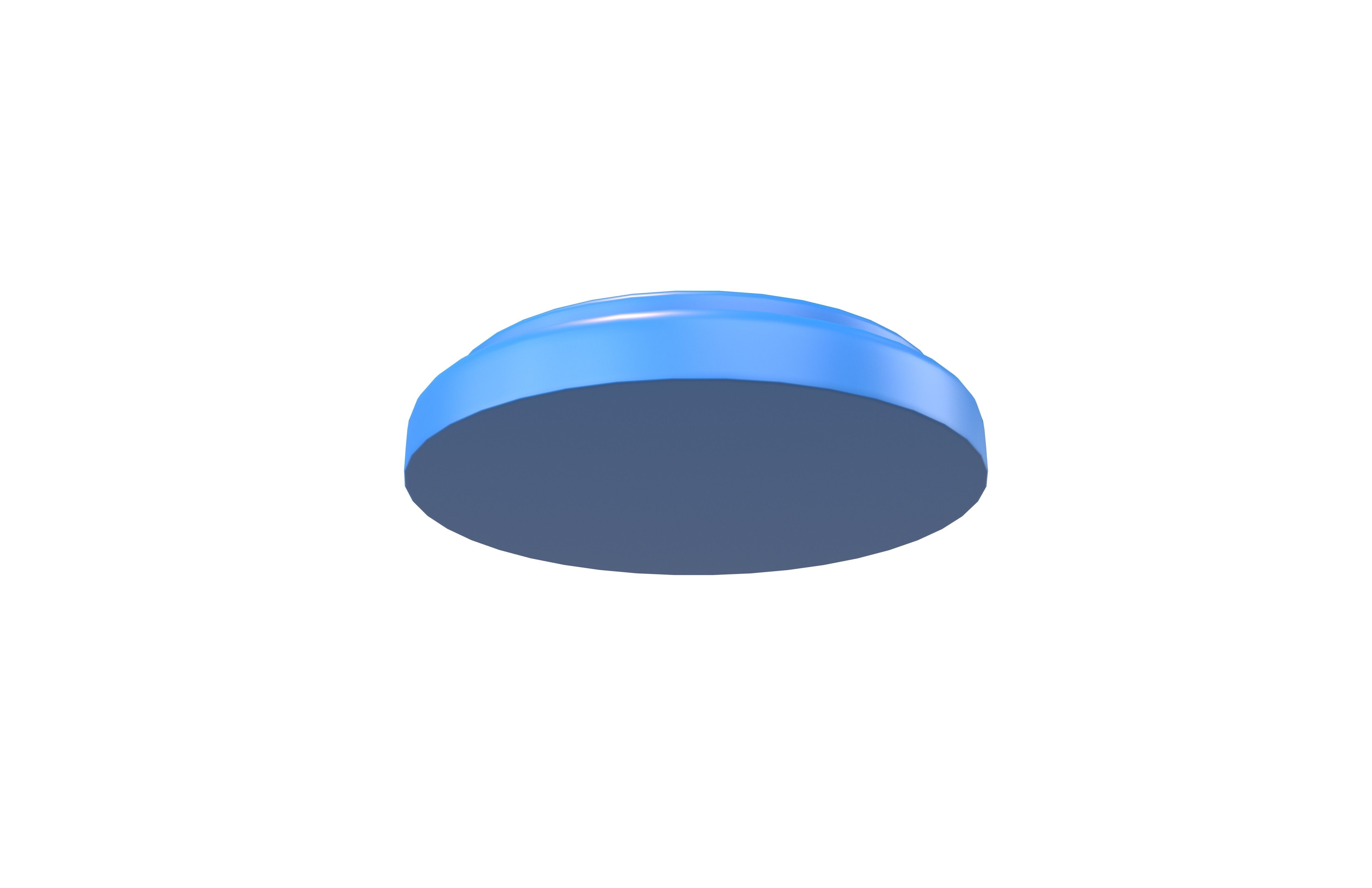 Round Button V1 002 Low-poly 3D model_4