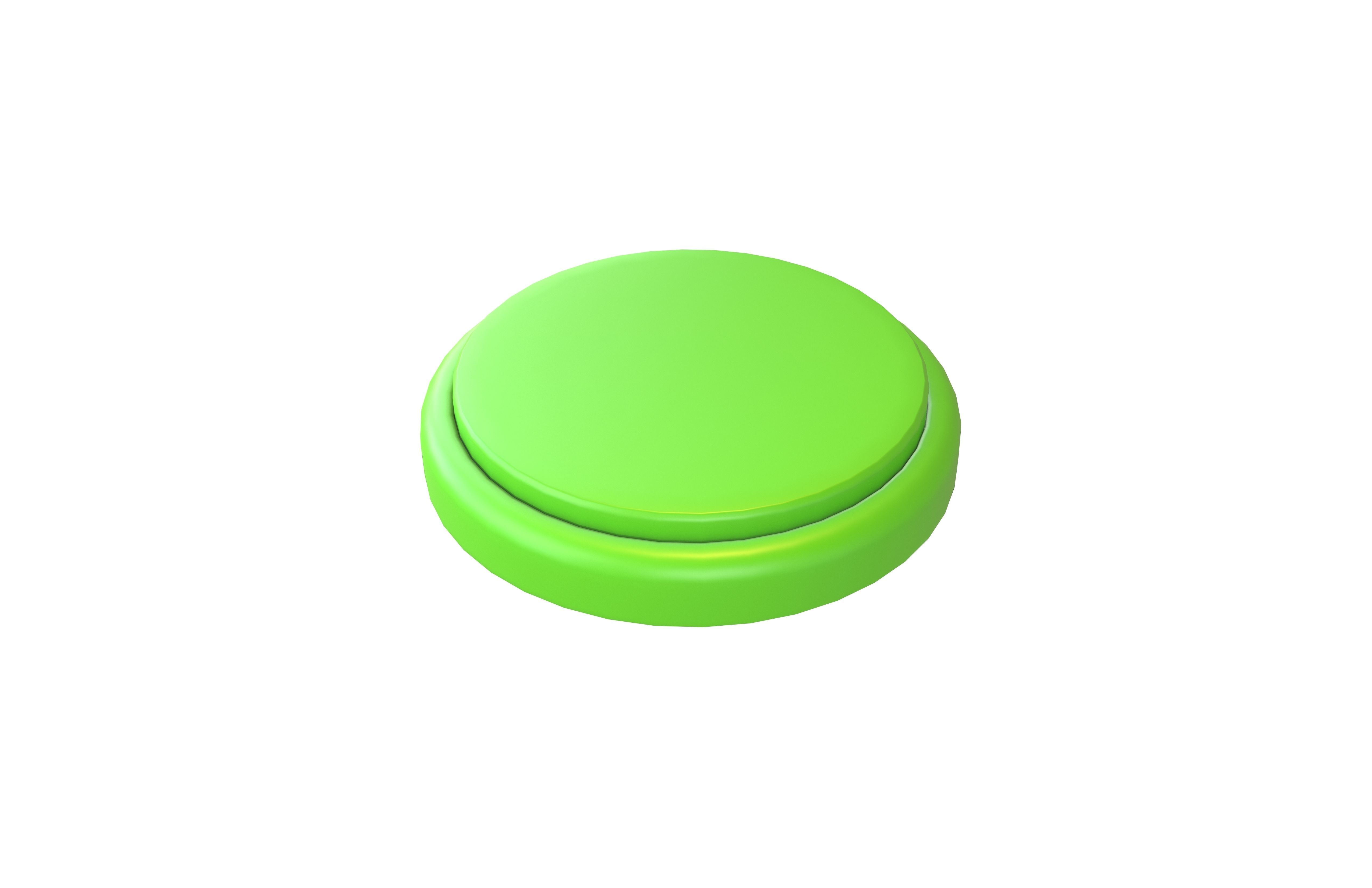 Round Button V1 003 Low-poly 3D model_2