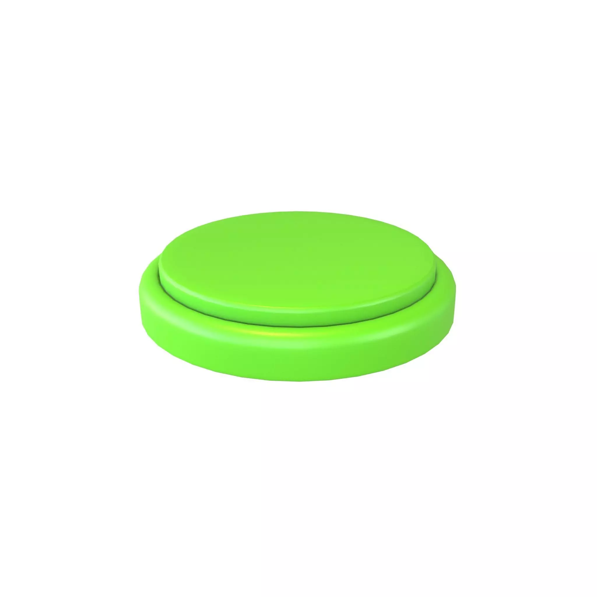 Round Button V1 003 Low-poly 3D model_0