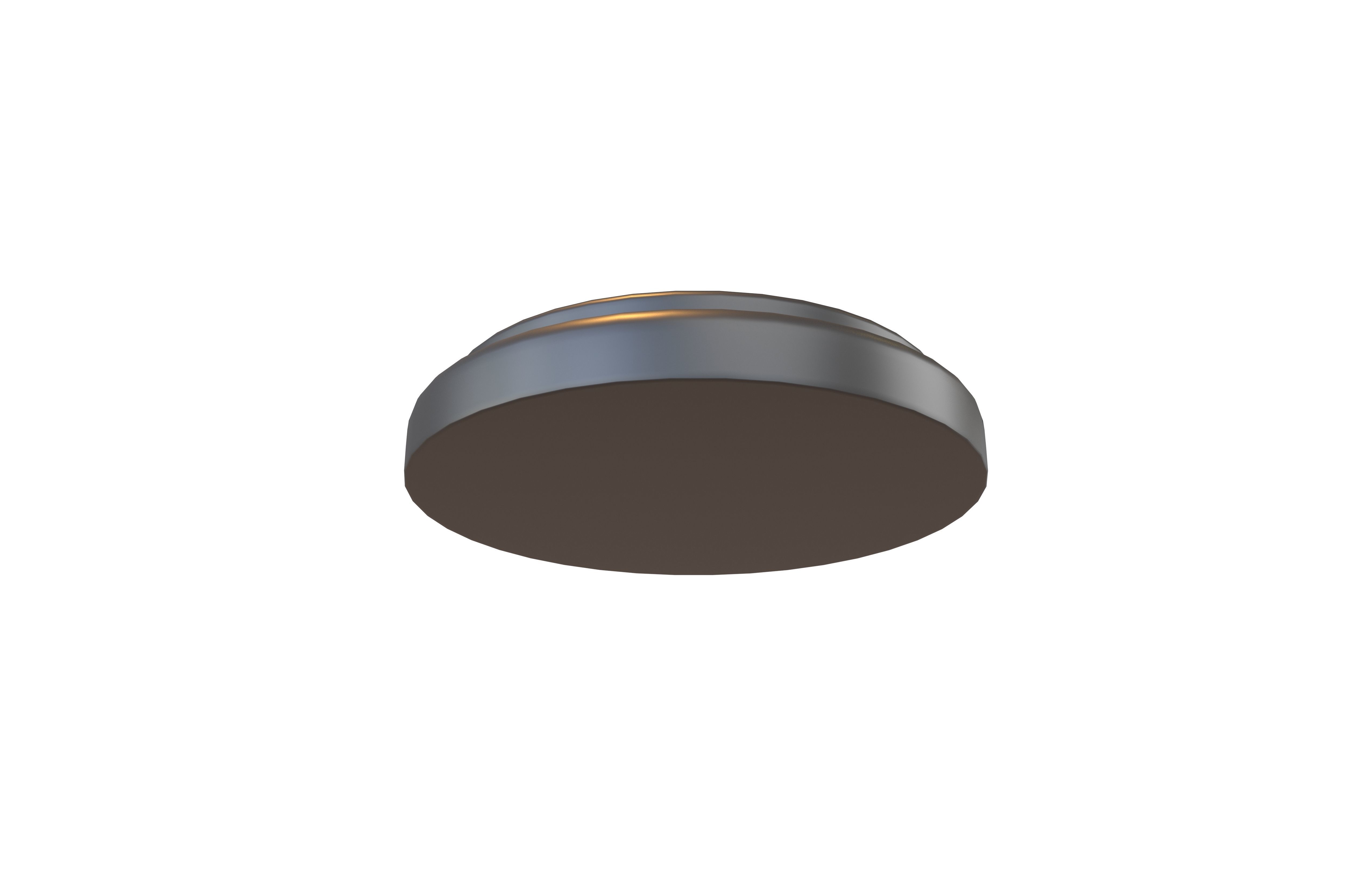 Round Button V1 004 Low-poly 3D model_4