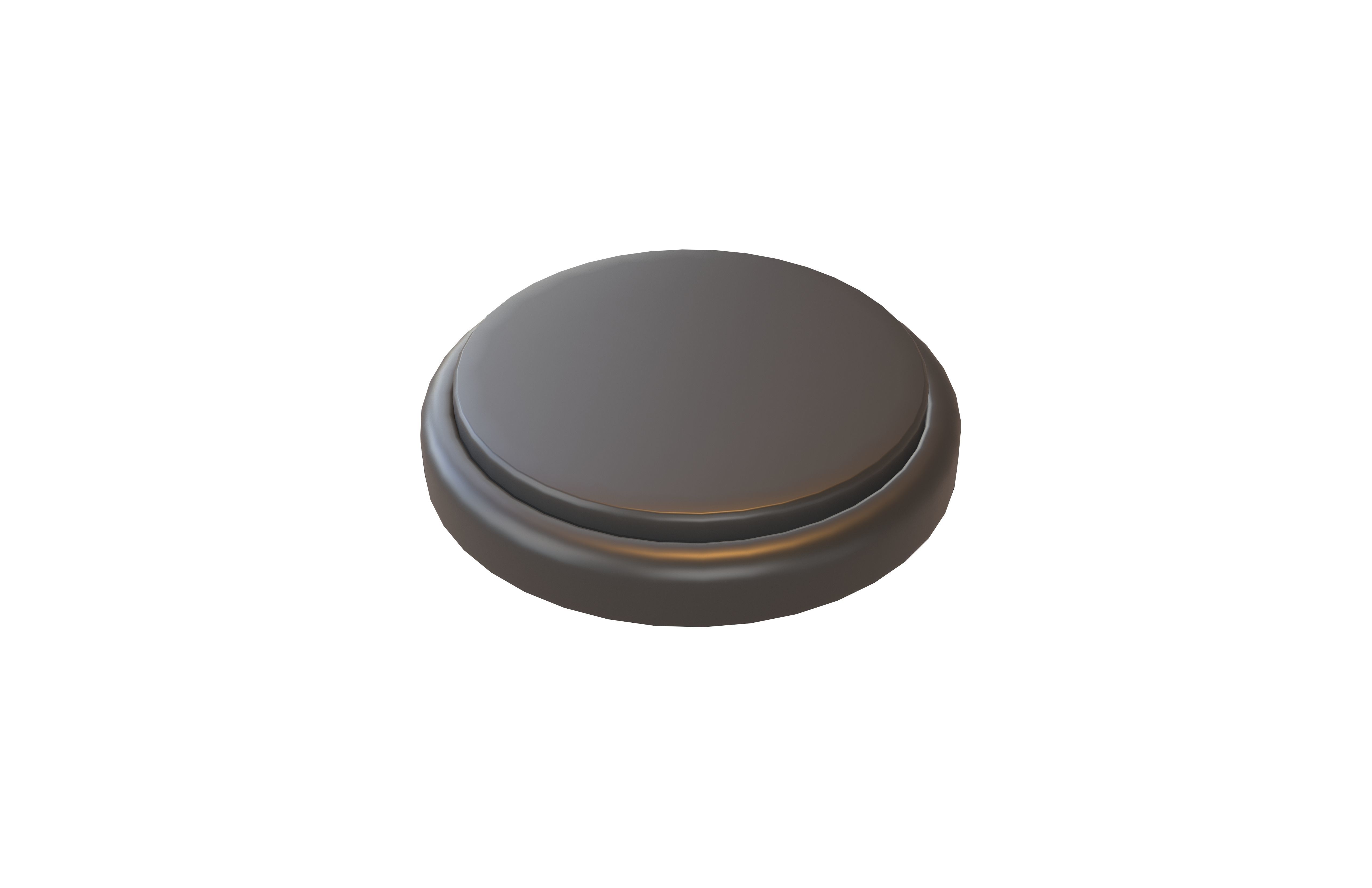 Round Button V1 004 Low-poly 3D model_3