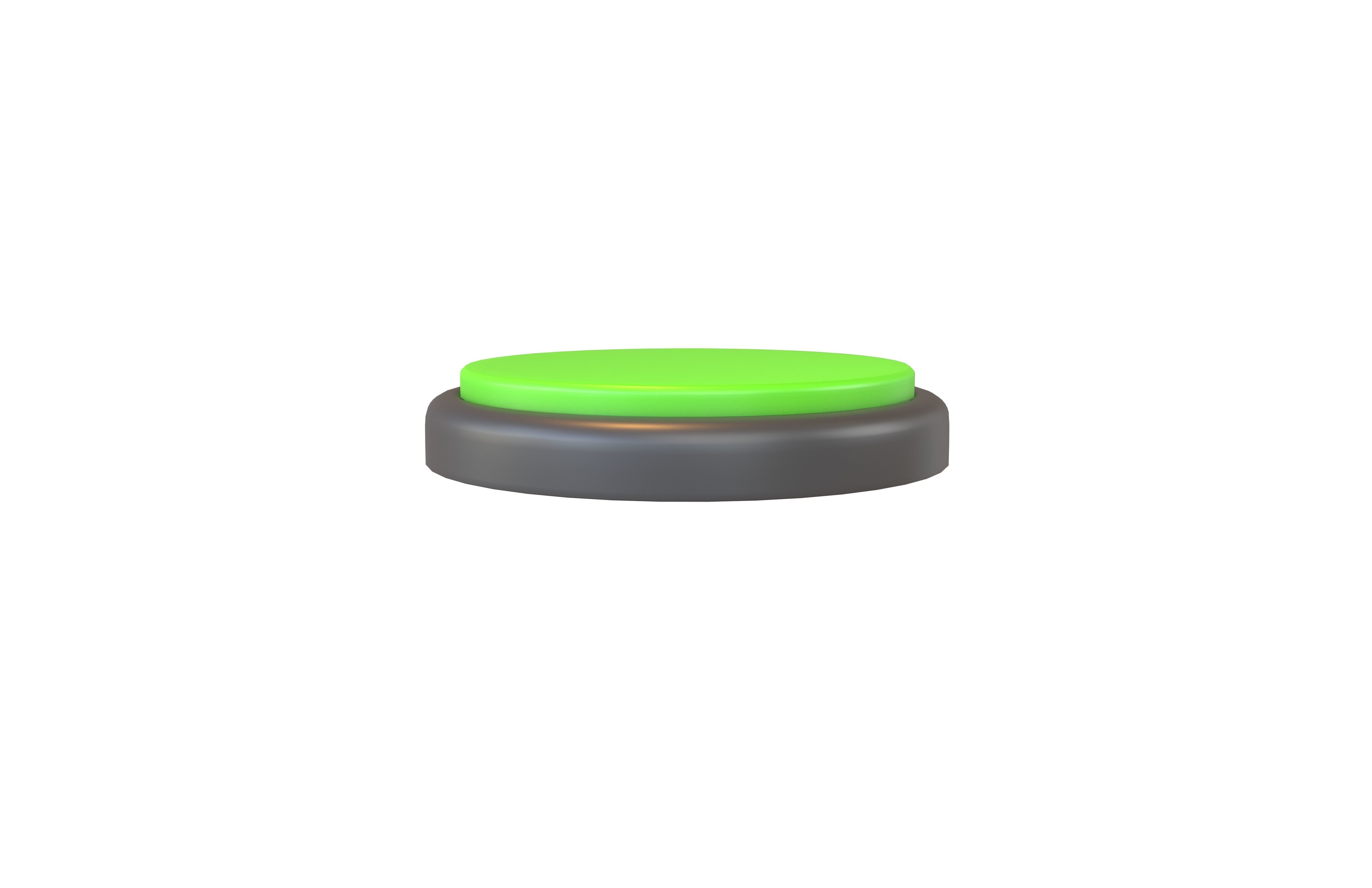Round Button V1 008 Low-poly 3D model_1