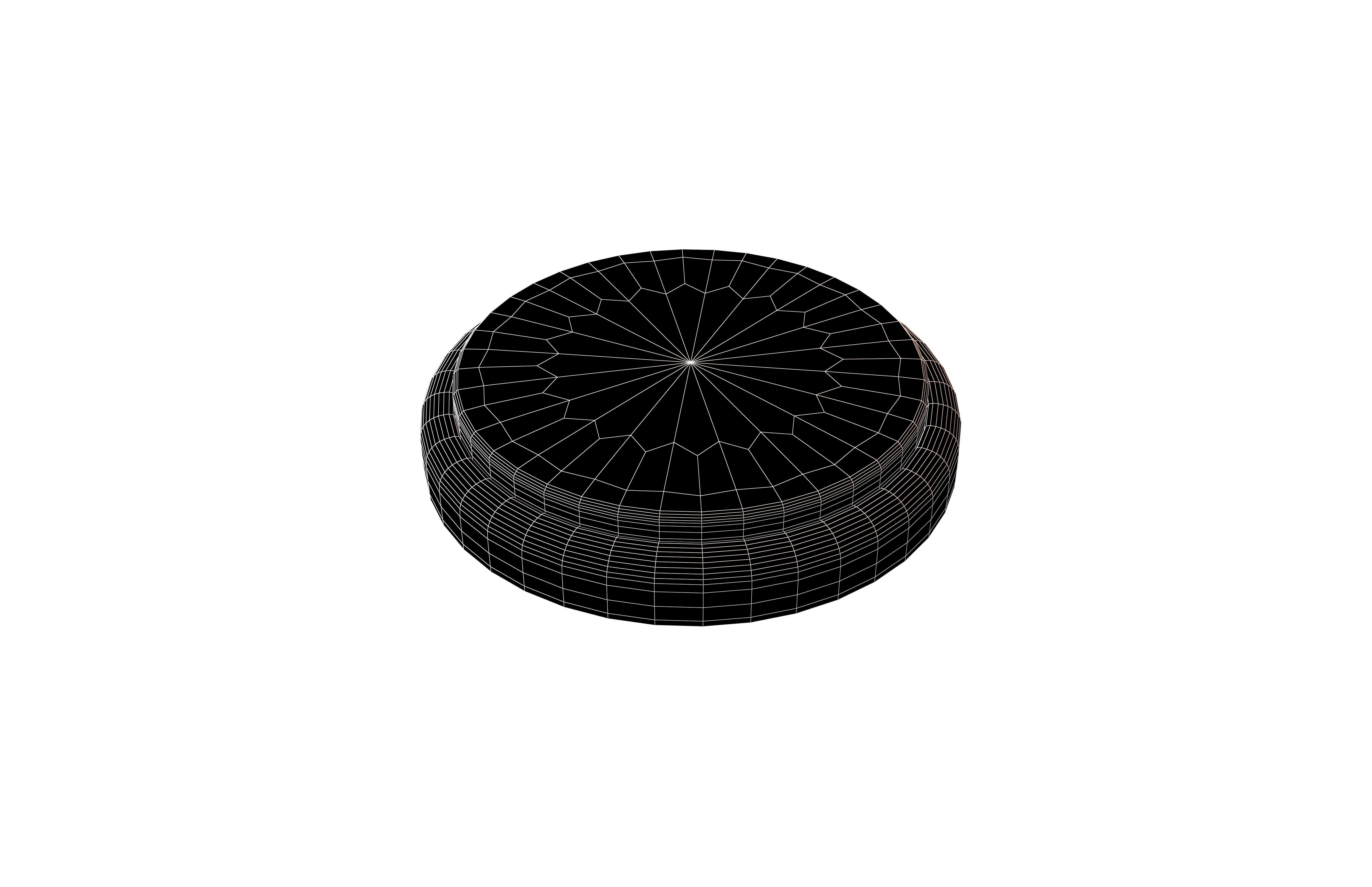 Round Button V1 008 Low-poly 3D model_6