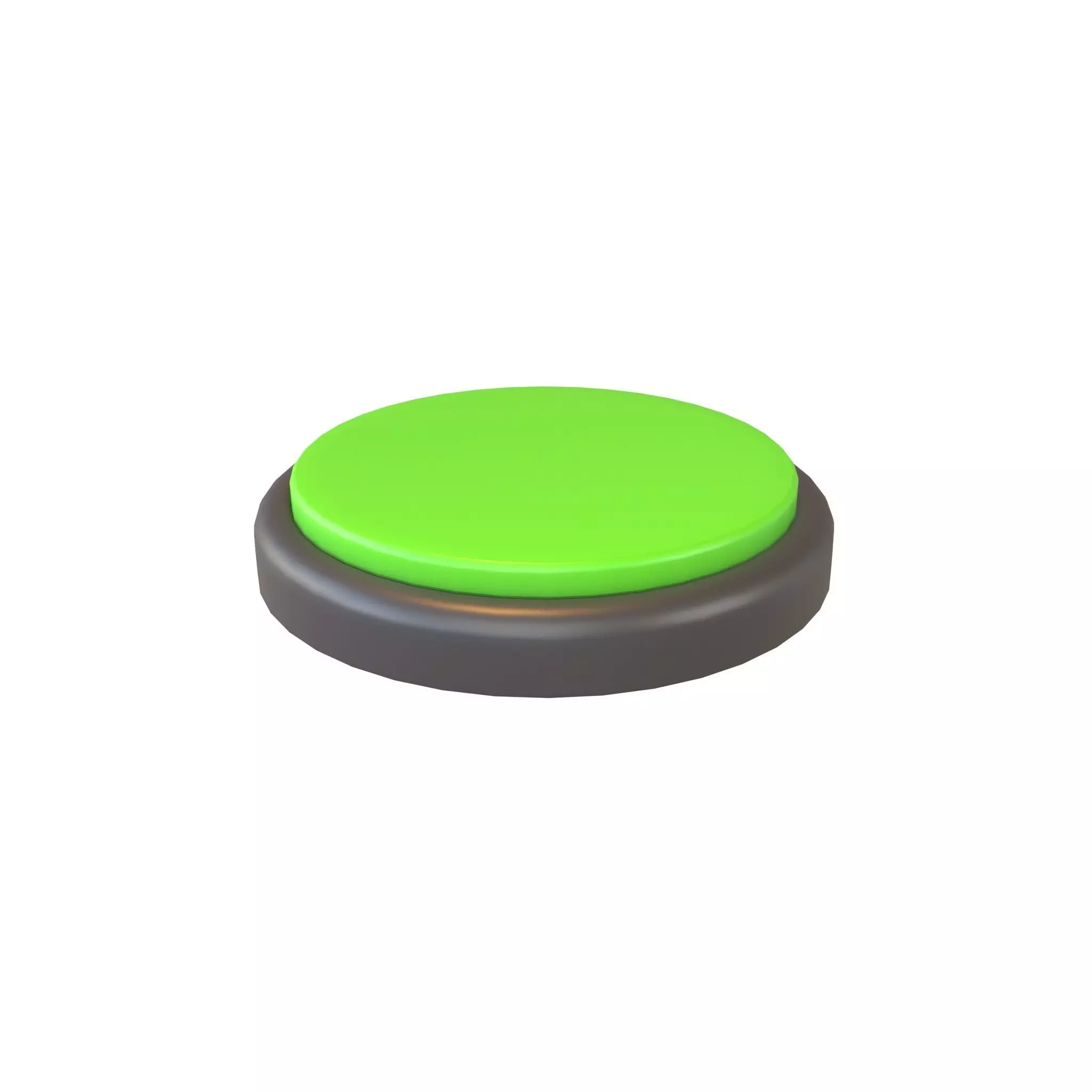 Round Button V1 008 Low-poly 3D model_0