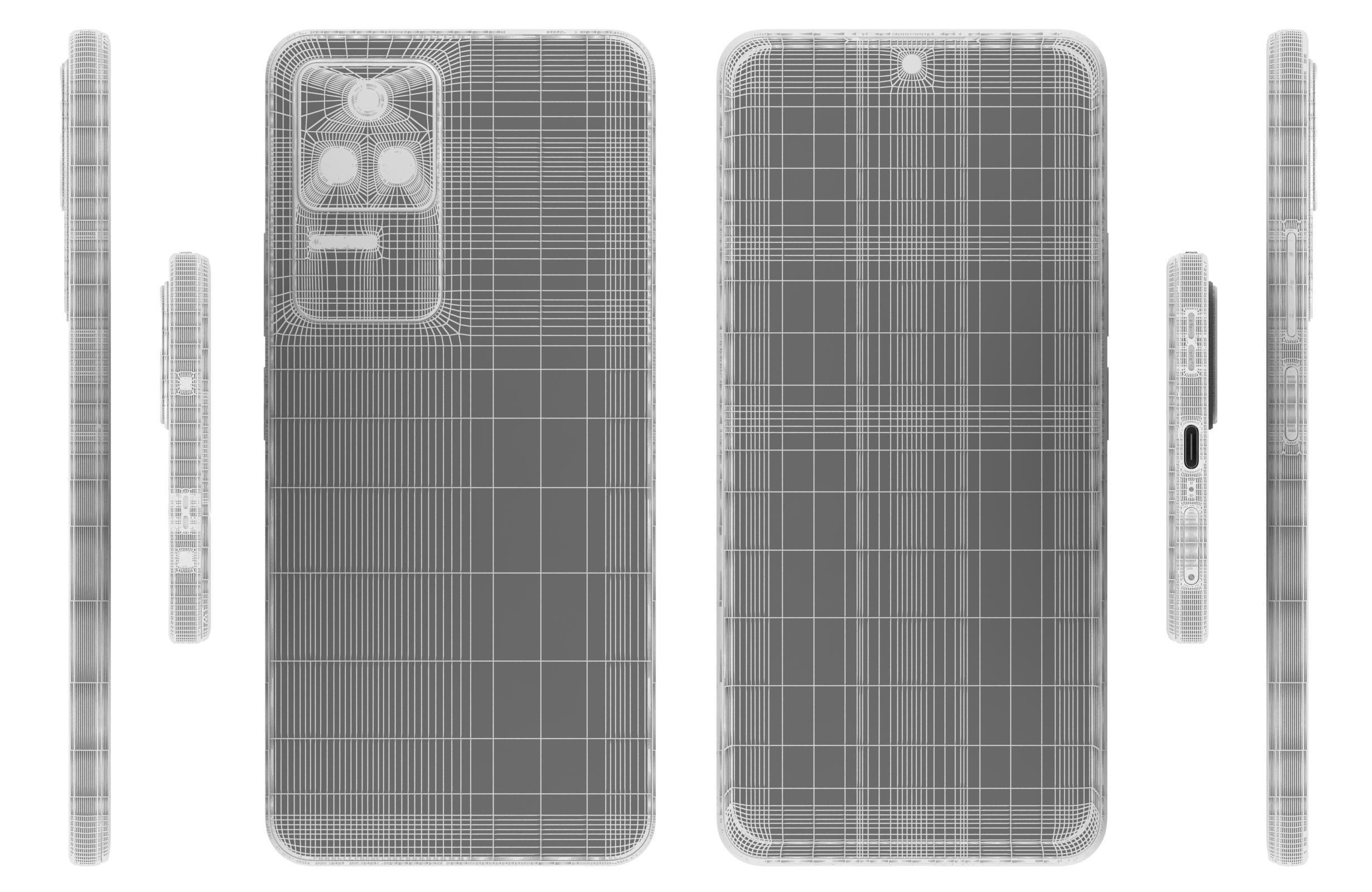 Xiaomi Poco F4 5G Silver 3D model_17