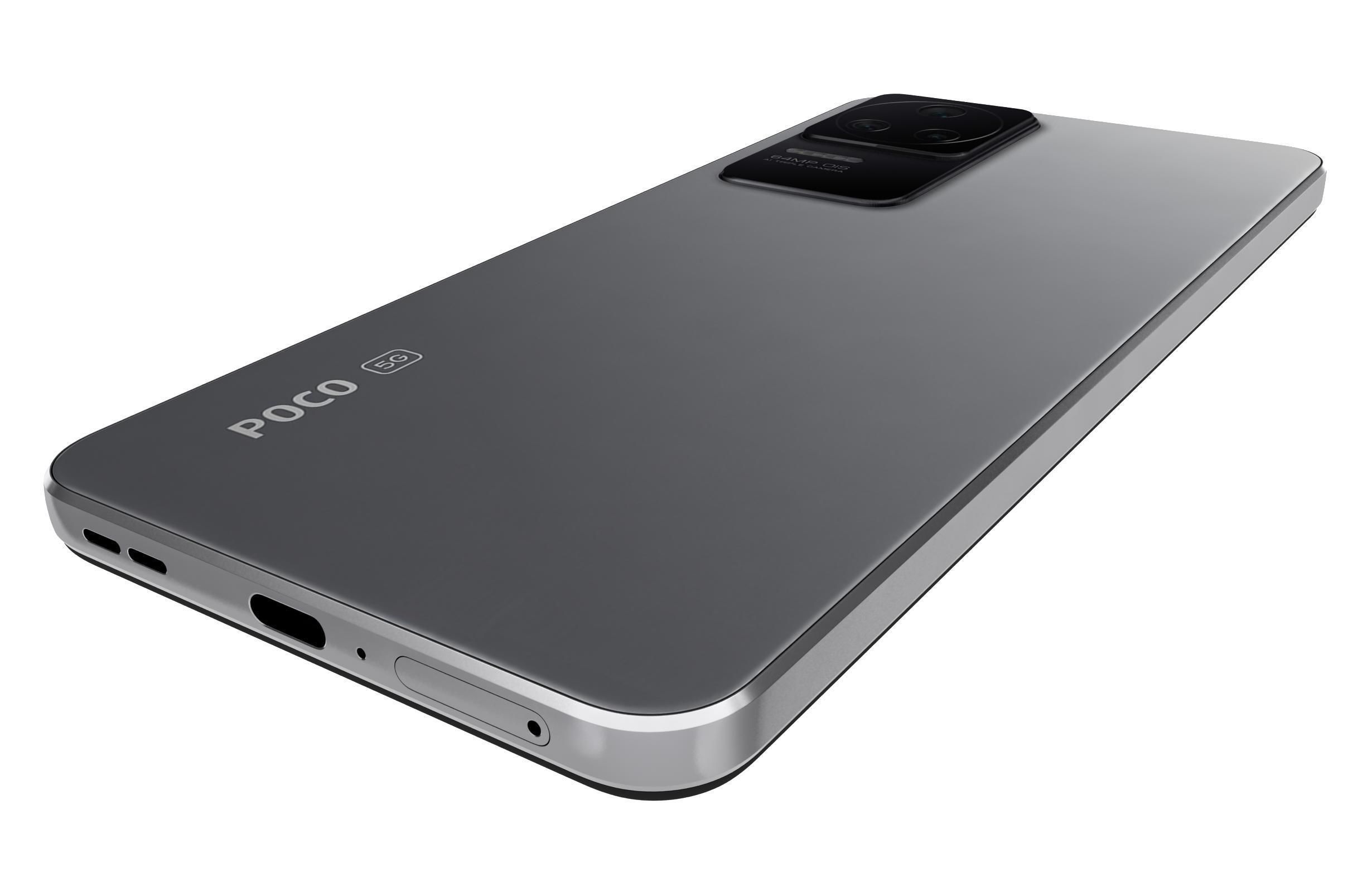 Xiaomi Poco F4 5G Silver 3D model_14