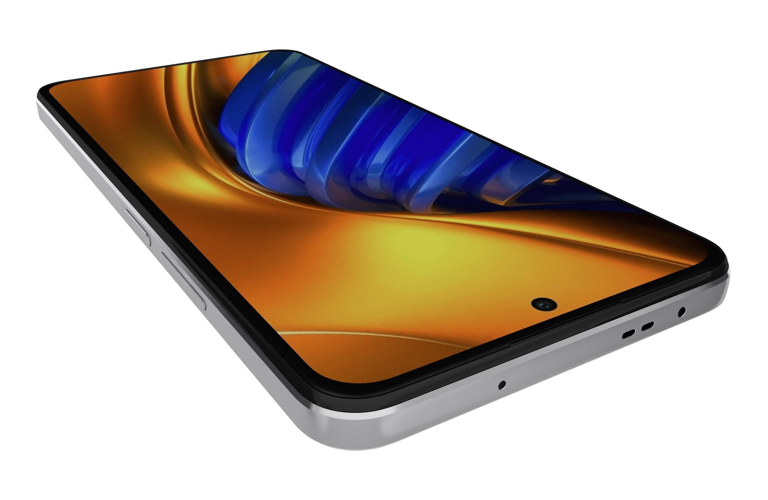 Xiaomi Poco F4 5G Silver 3D model_13