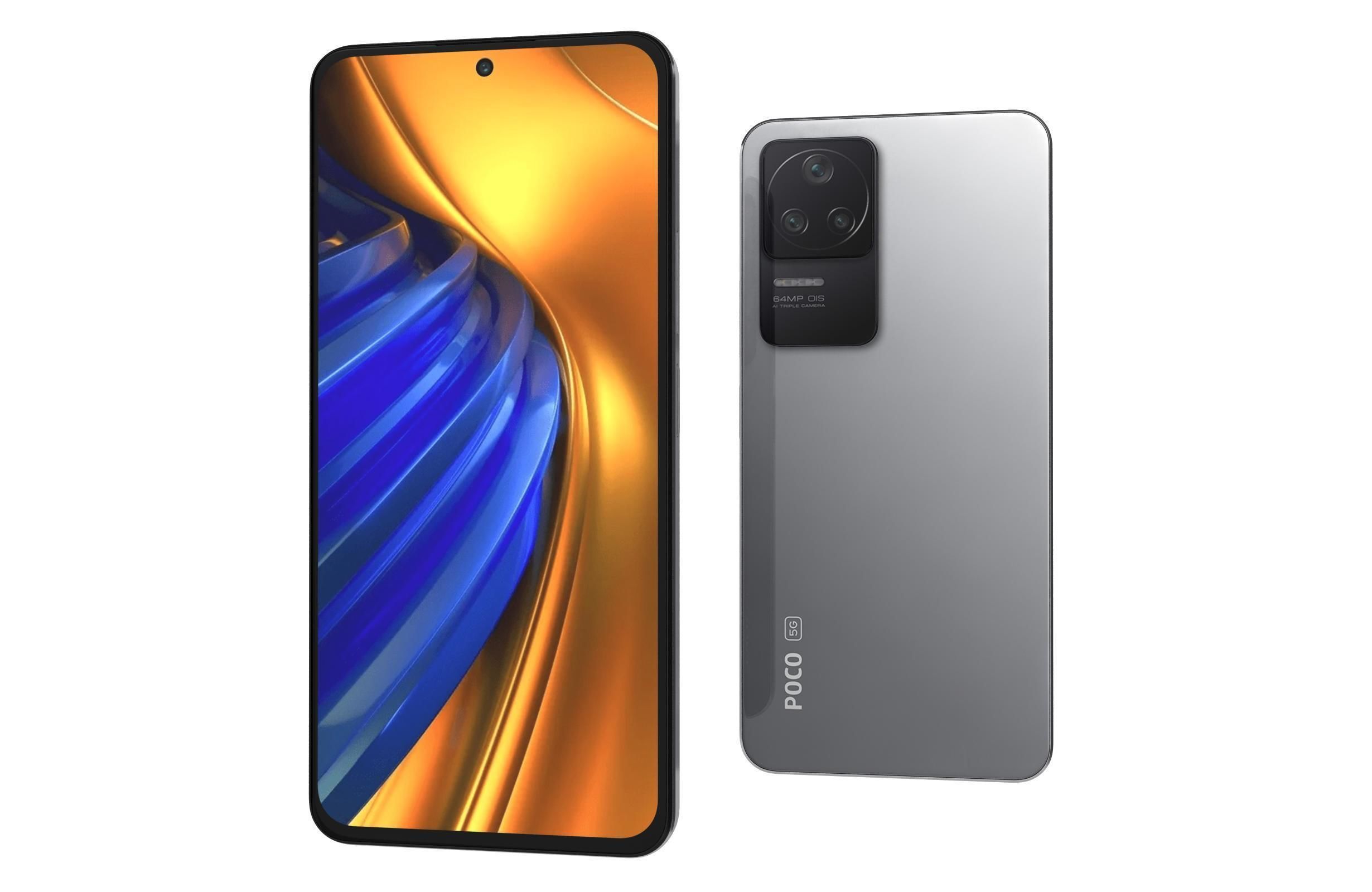 Xiaomi Poco F4 5G Silver 3D model_6