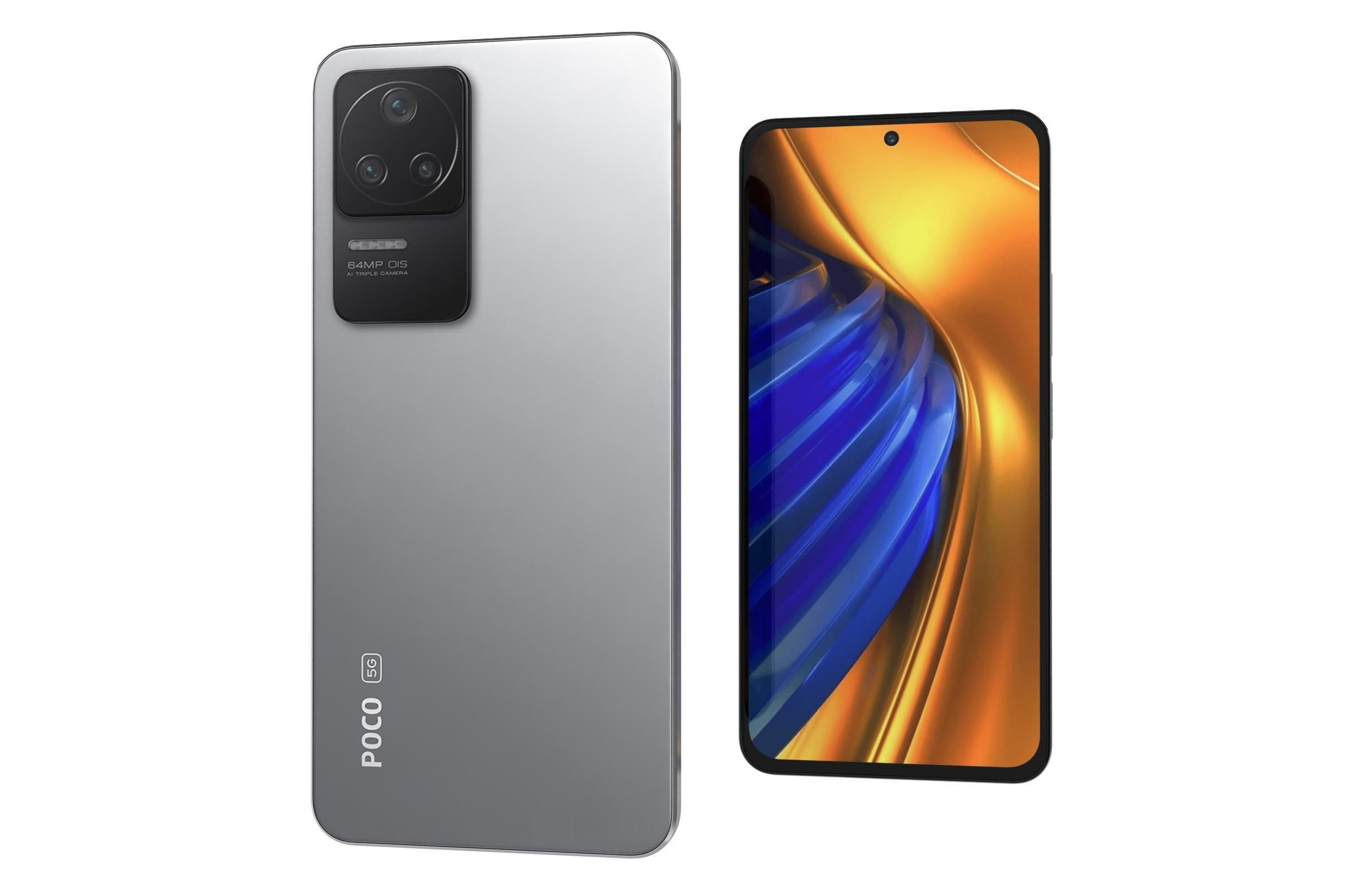 Xiaomi Poco F4 5G Silver 3D model_7