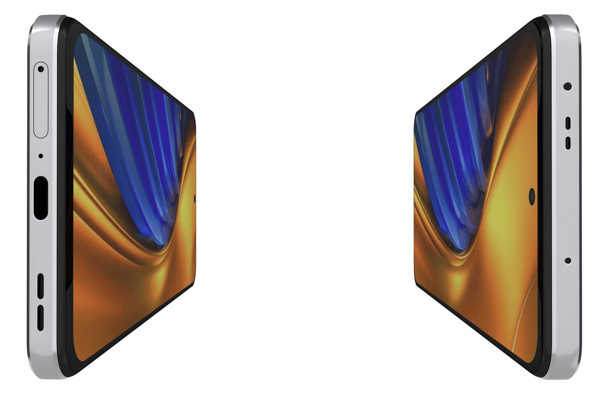 Xiaomi Poco F4 5G Silver 3D model_8