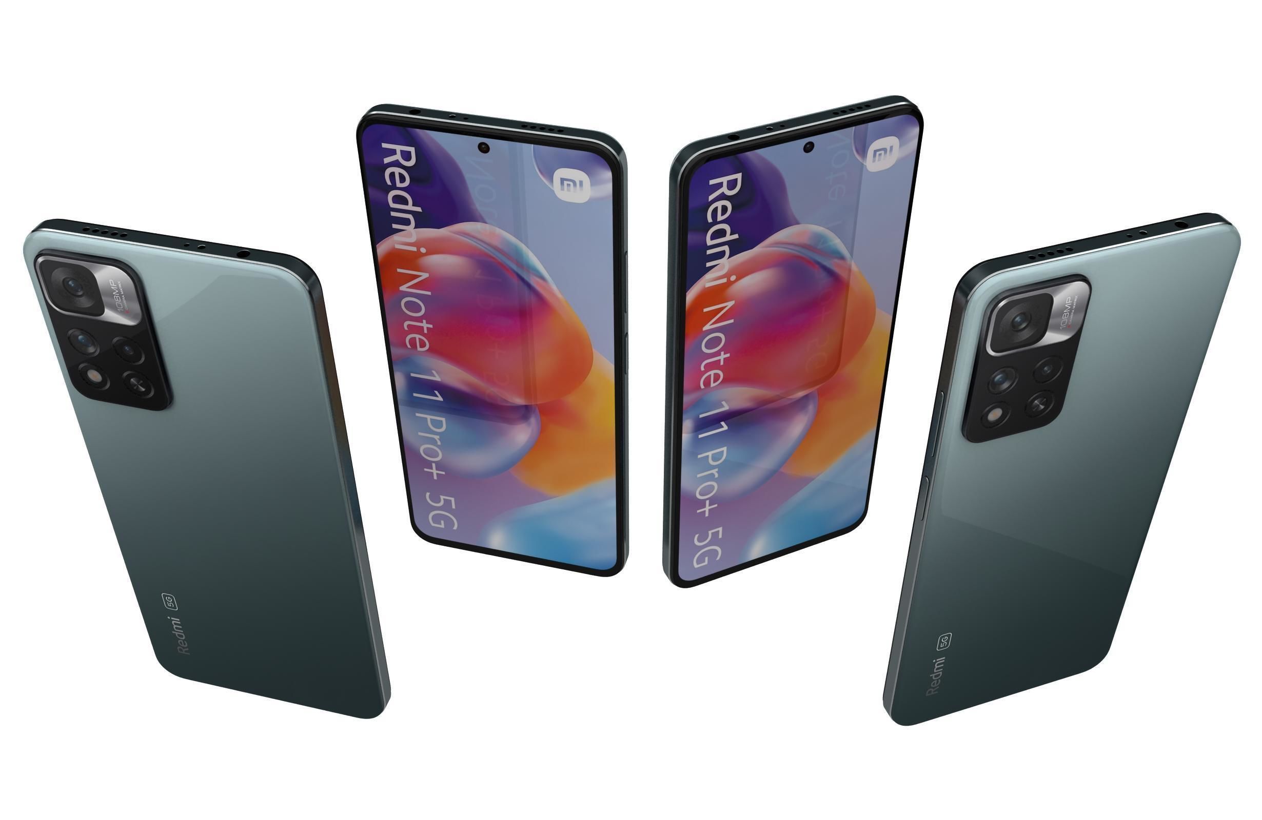 Xiaomi Redmi Note 11 Pro Plus 5G Gray 3D model_3