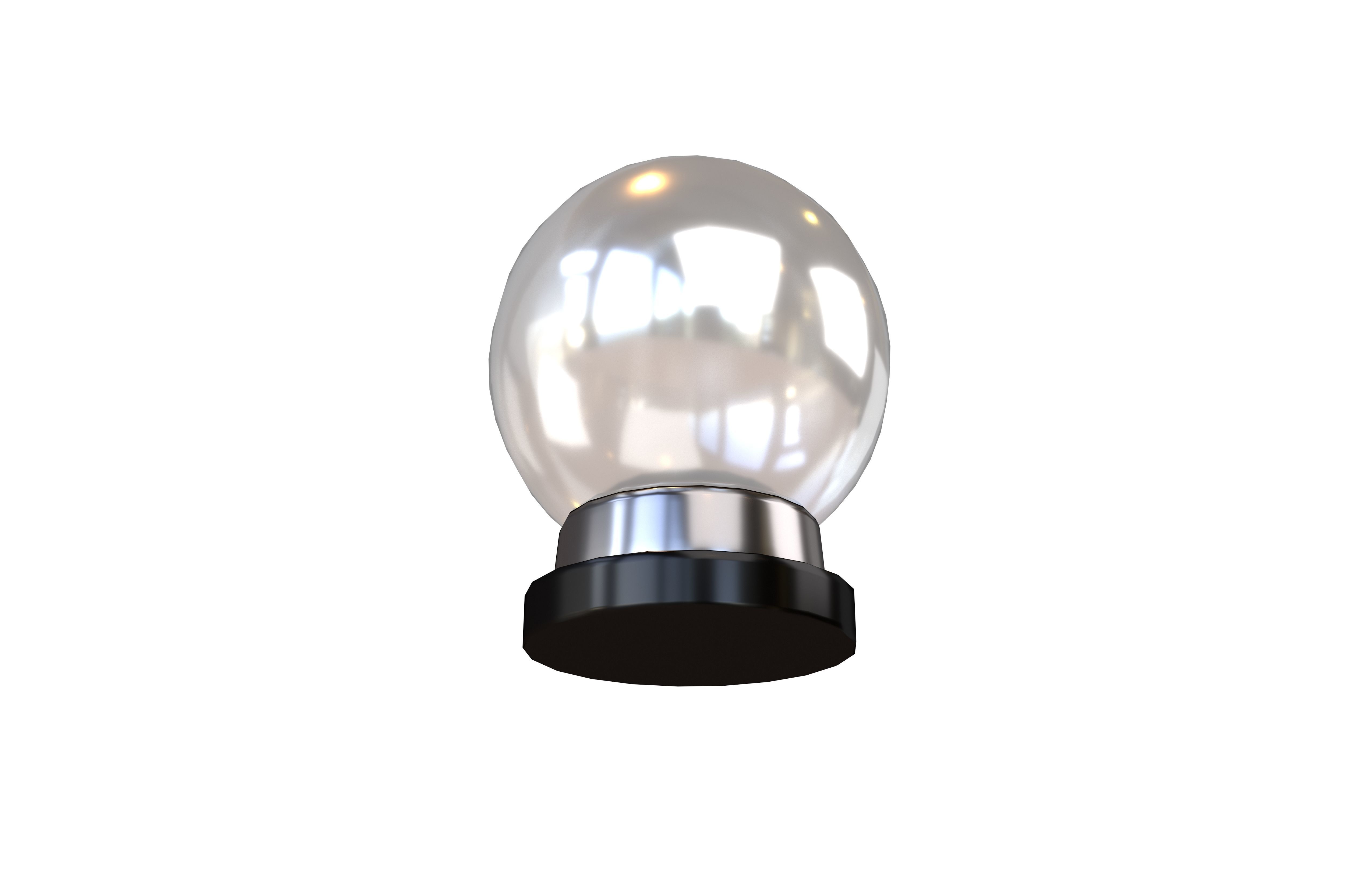 Crystal Ball V1 001 Low-poly 3D model_4
