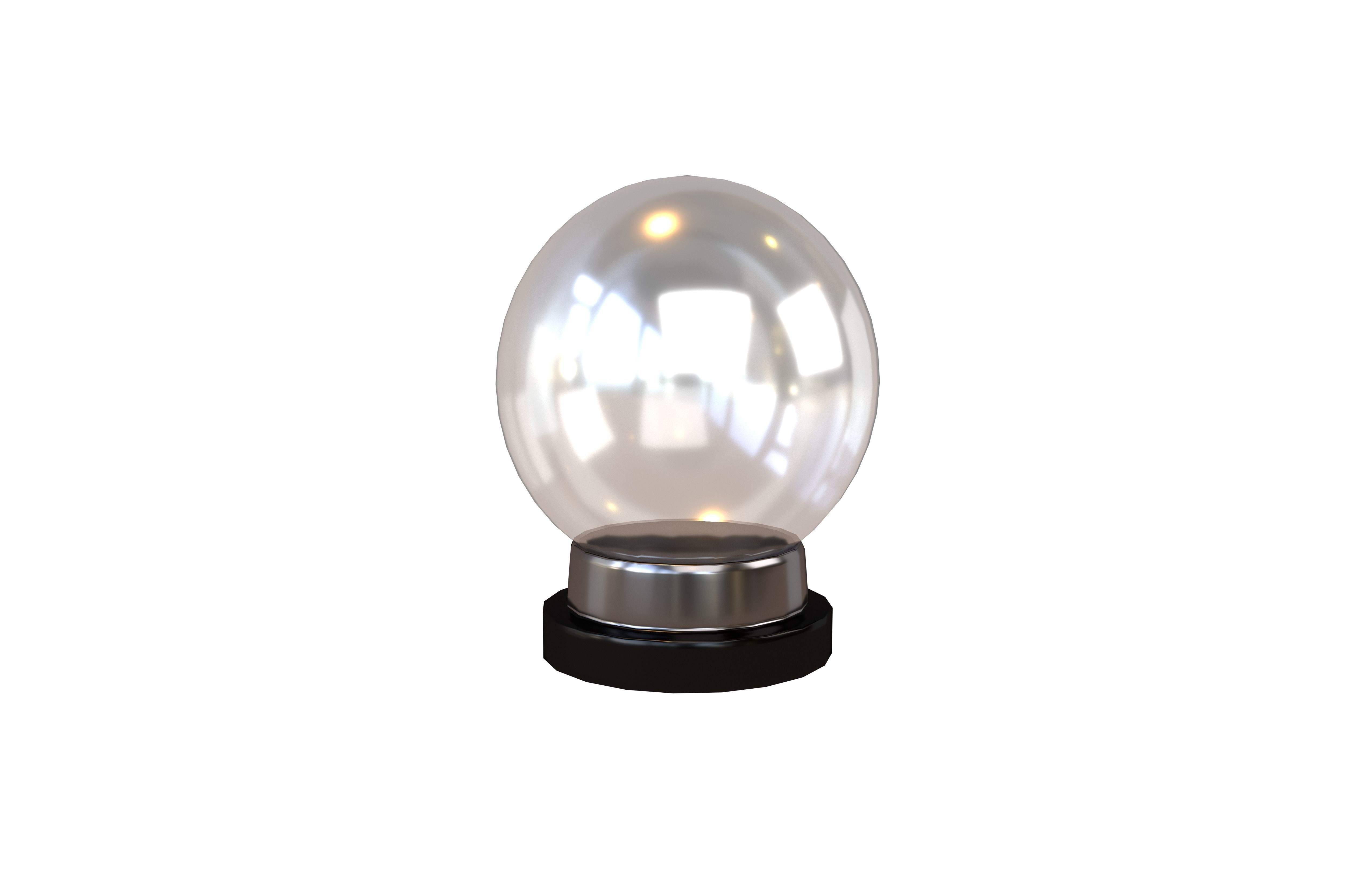 Crystal Ball V1 001 Low-poly 3D model_2