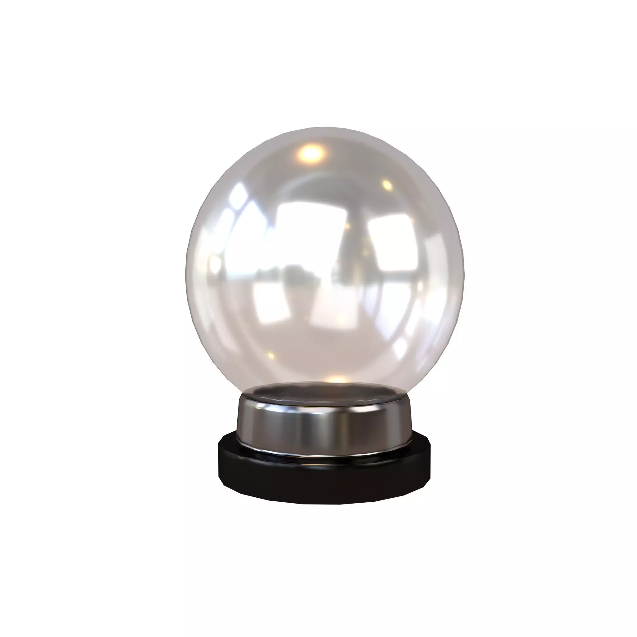 Crystal Ball V1 001 Low-poly 3D model_0