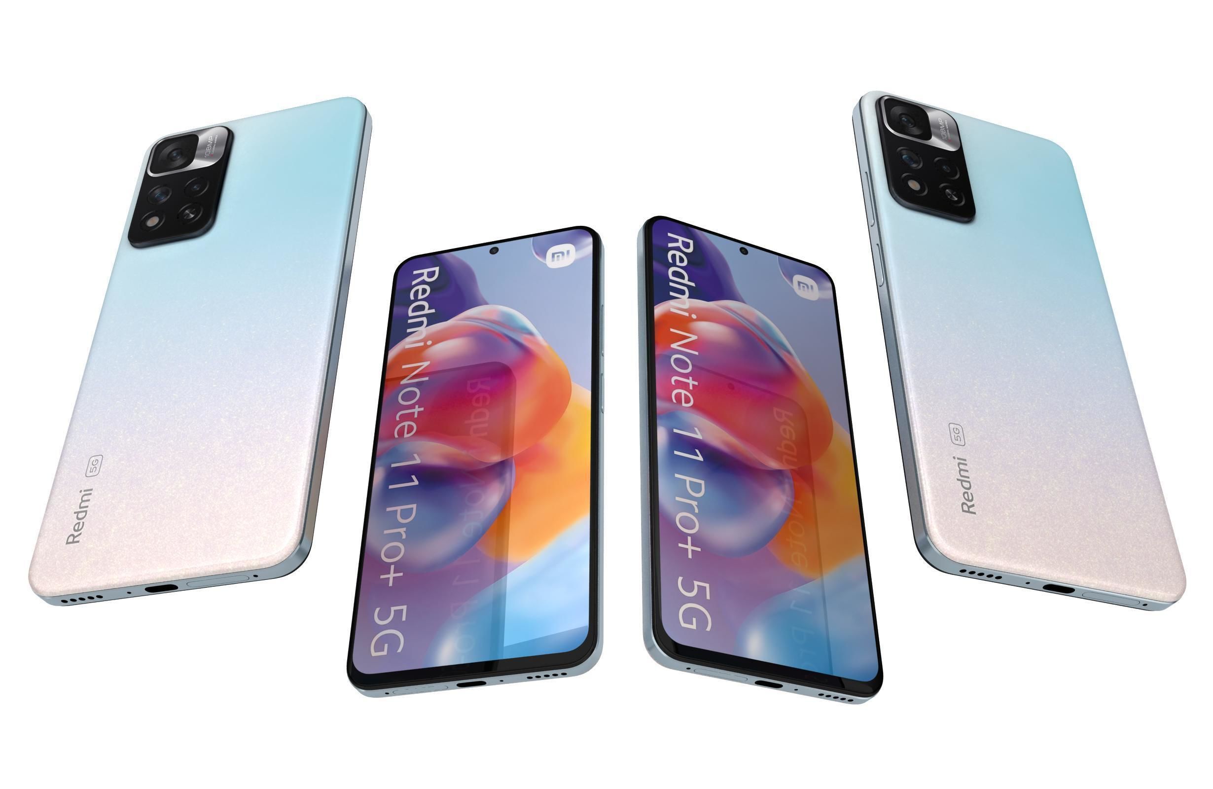 Xiaomi Redmi Note 11 Pro Plus 5G White 3D model_4