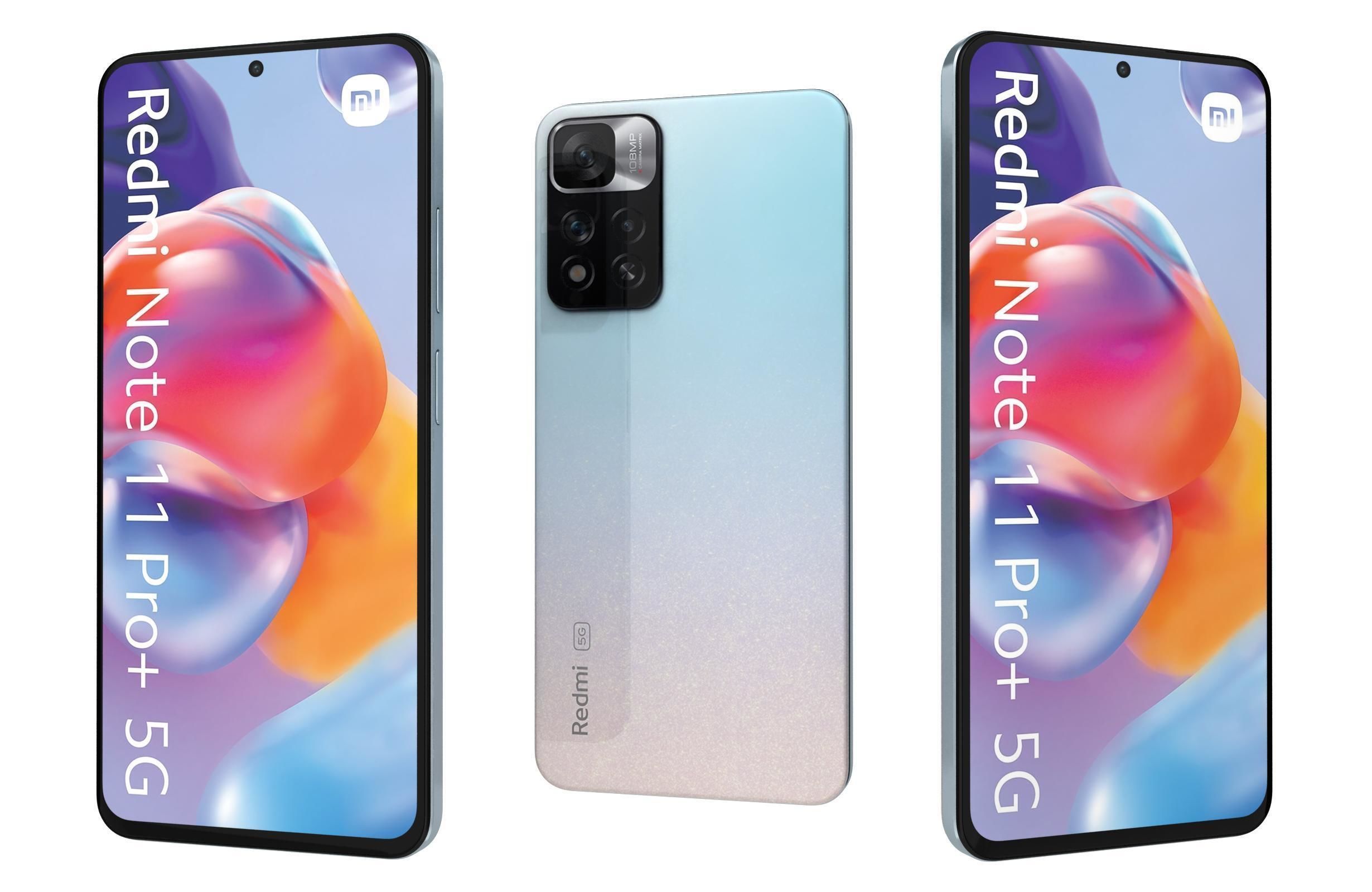 Xiaomi Redmi Note 11 Pro Plus 5G All Colors 3D model_2