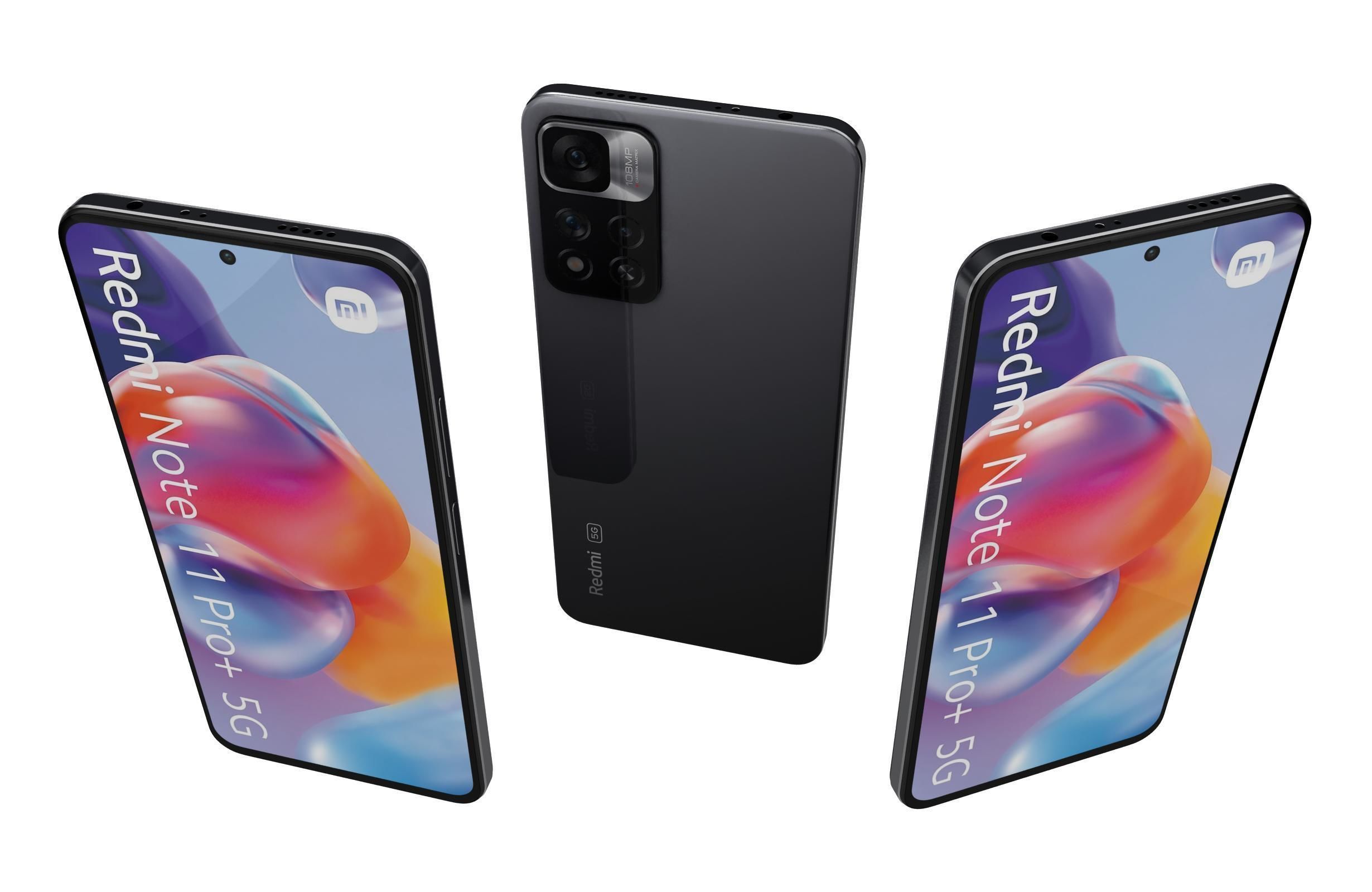 Xiaomi Redmi Note 11 Pro Plus 5G All Colors 3D model_9