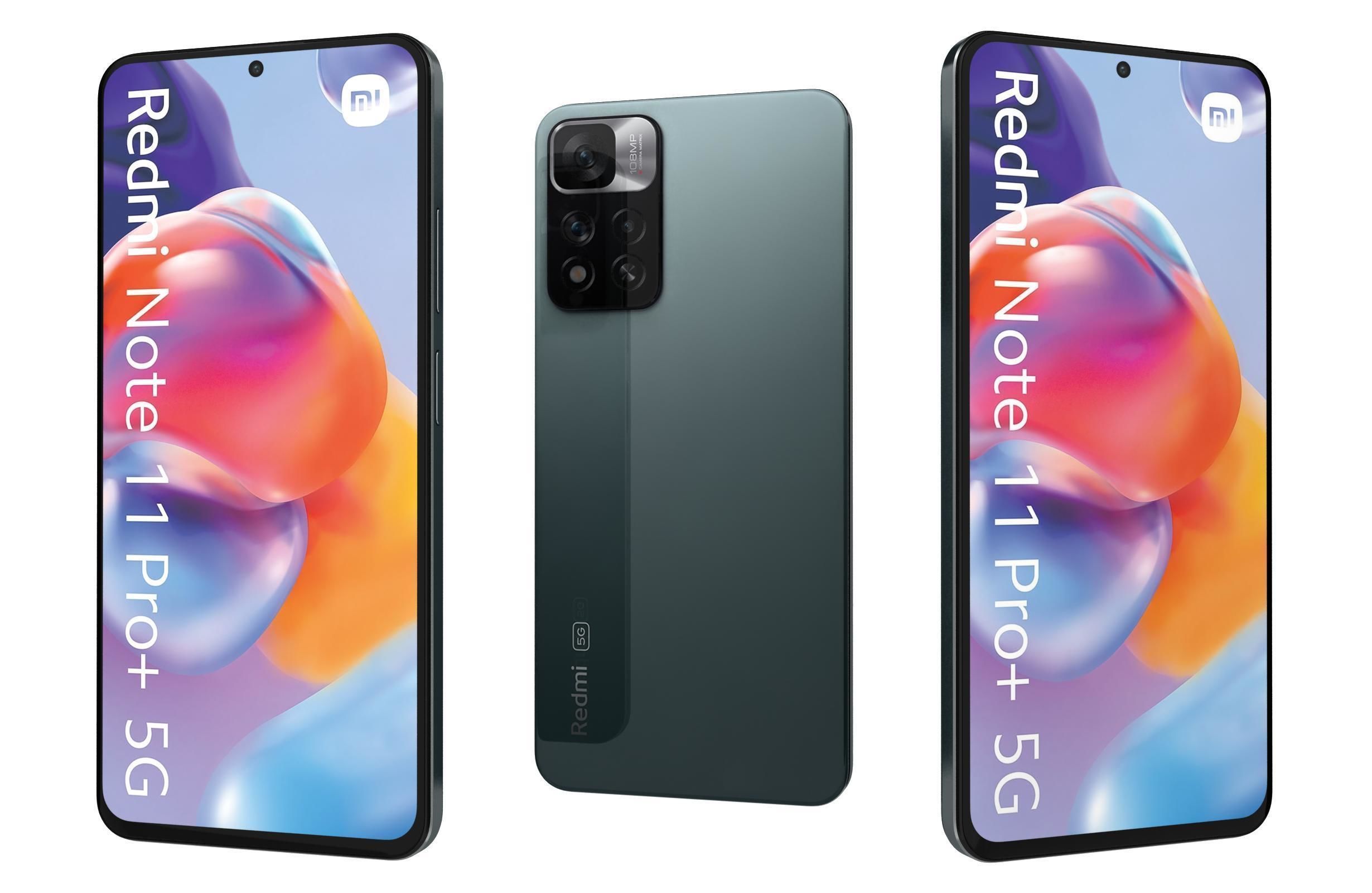 Xiaomi Redmi Note 11 Pro Plus 5G All Colors 3D model_1