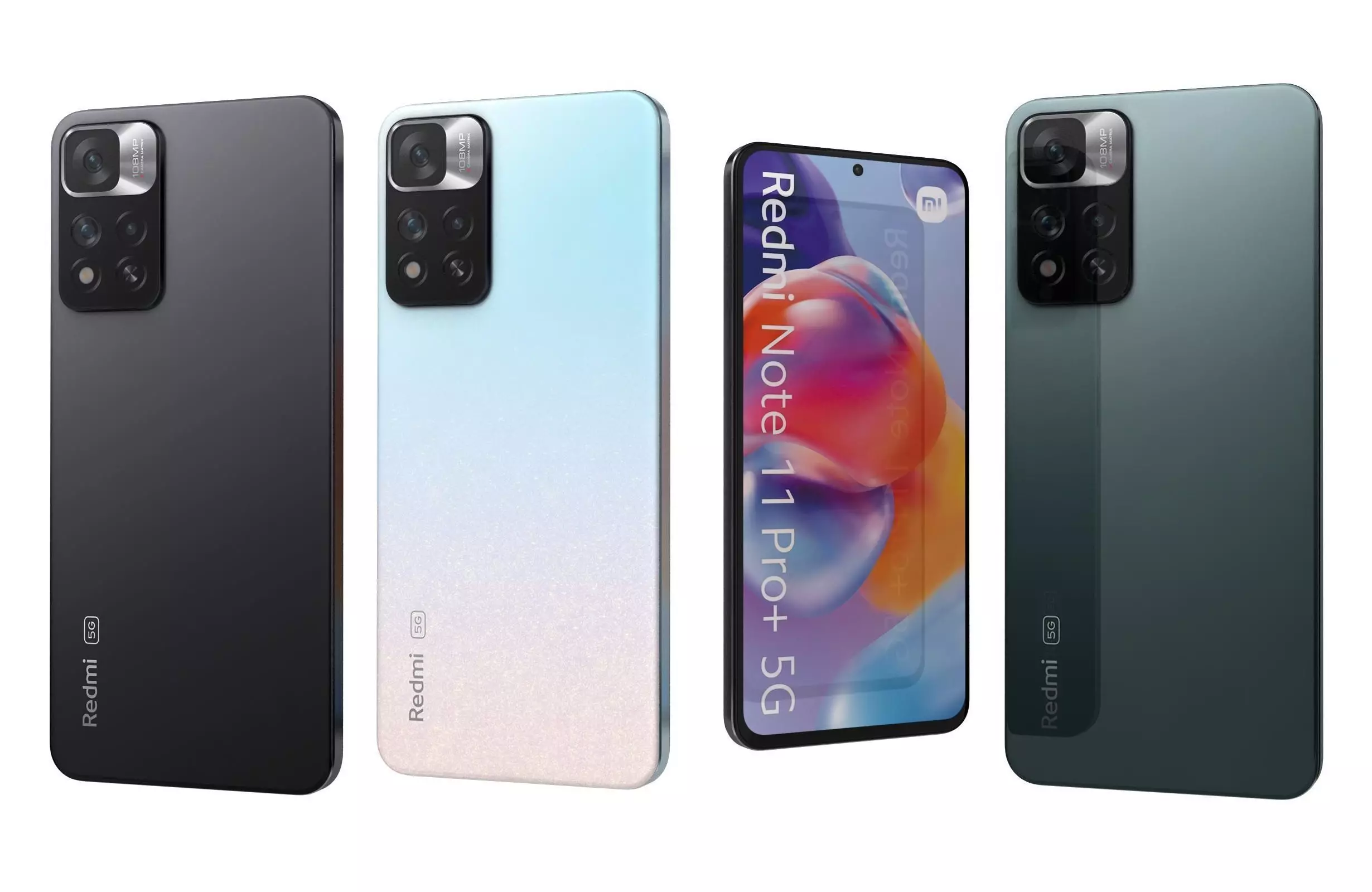 Xiaomi Redmi Note 11 Pro Plus 5G All Colors 3D model_0