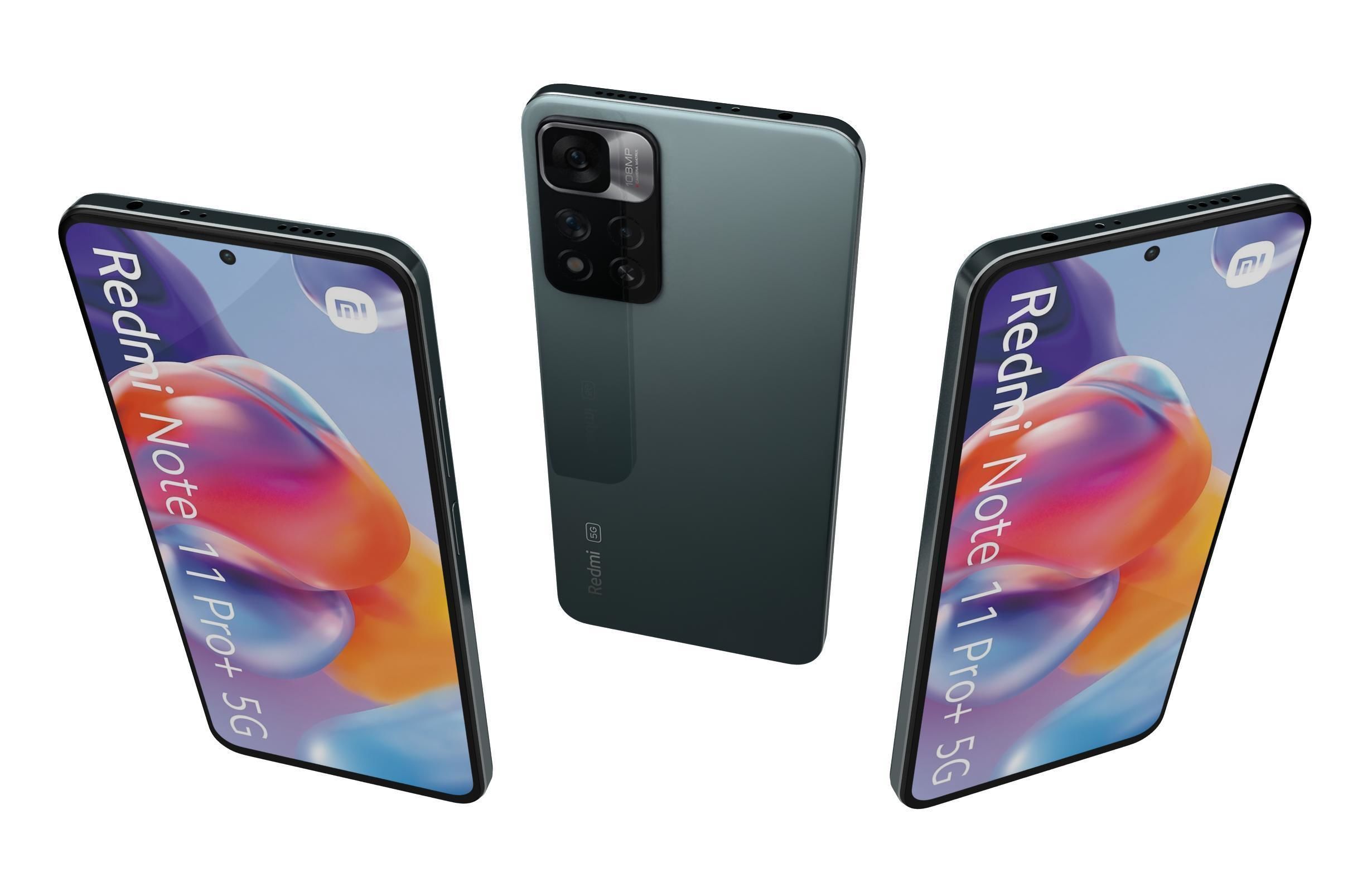 Xiaomi Redmi Note 11 Pro Plus 5G All Colors 3D model_7