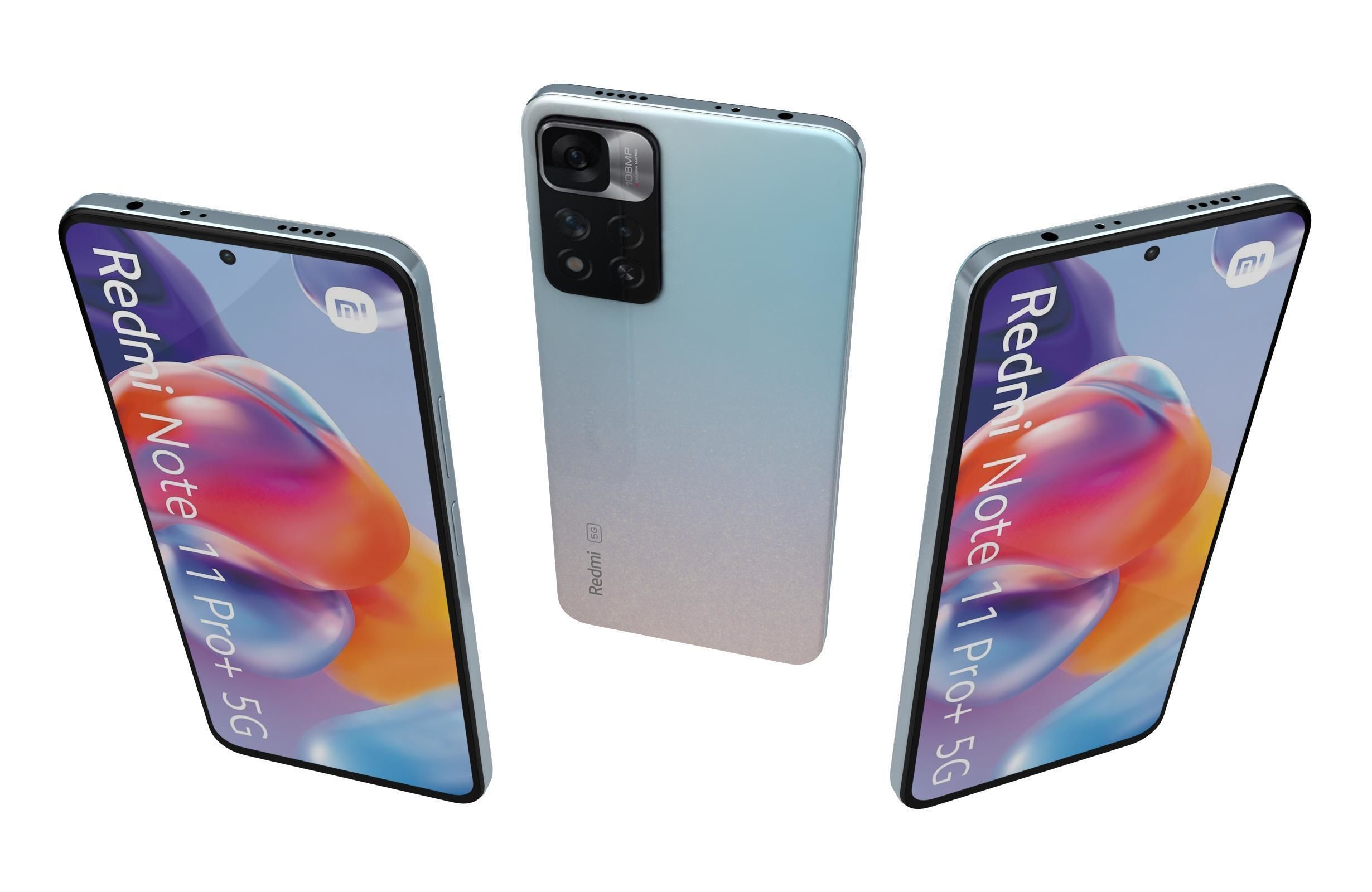 Xiaomi Redmi Note 11 Pro Plus 5G All Colors 3D model_8