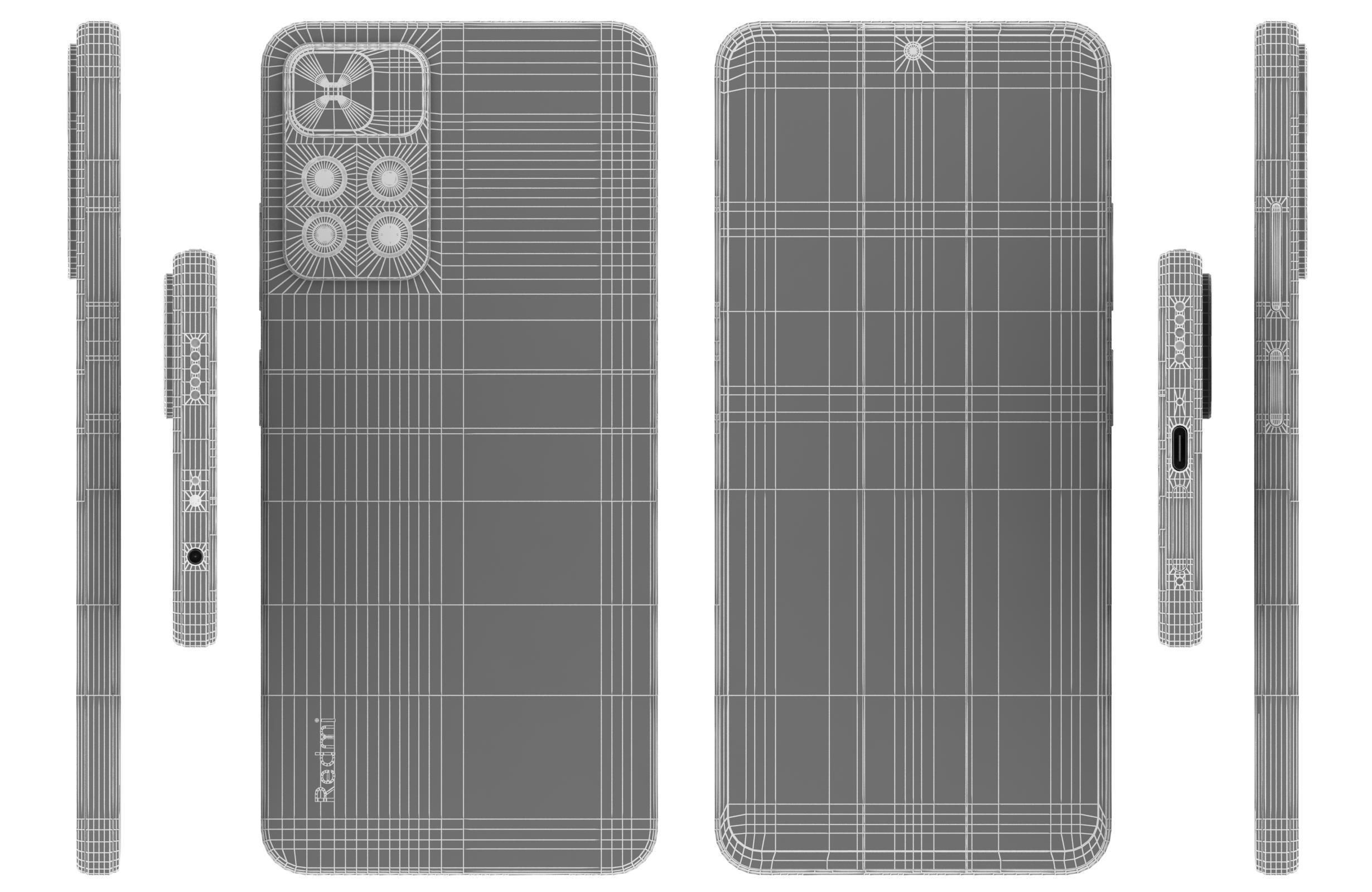 Xiaomi Redmi Note 11 Pro Plus 5G All Colors 3D model_31