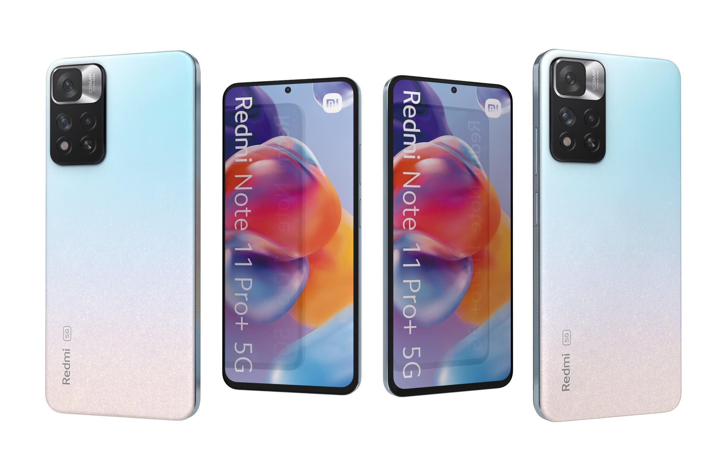 Xiaomi Redmi Note 11 Pro Plus 5G All Colors 3D model_14