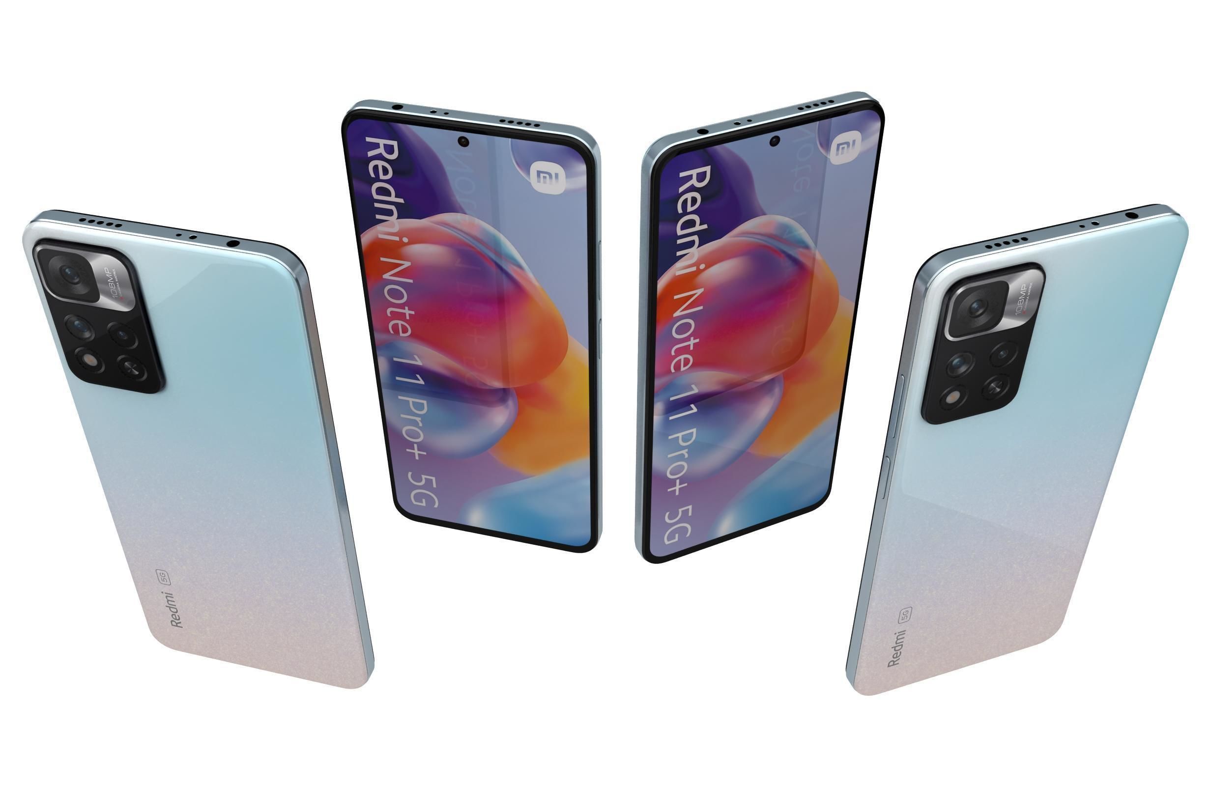 Xiaomi Redmi Note 11 Pro Plus 5G All Colors 3D model_20