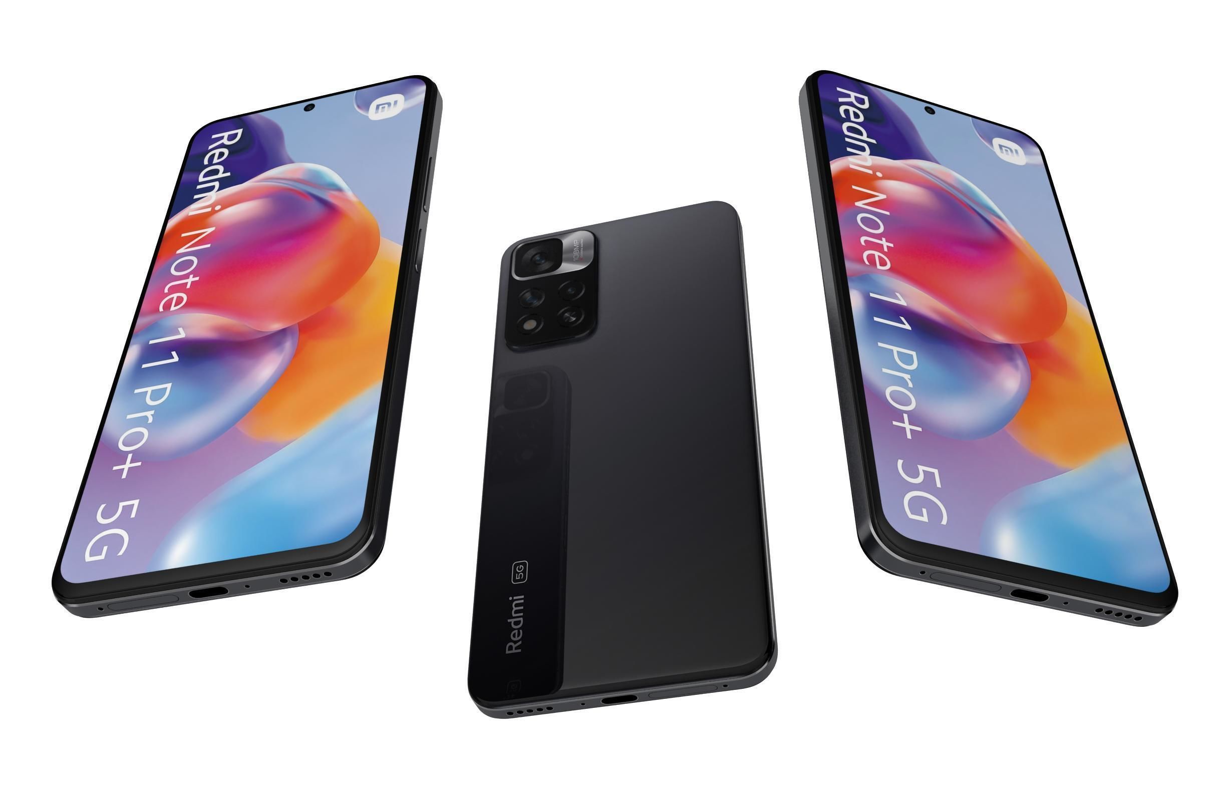 Xiaomi Redmi Note 11 Pro Plus 5G All Colors 3D model_12
