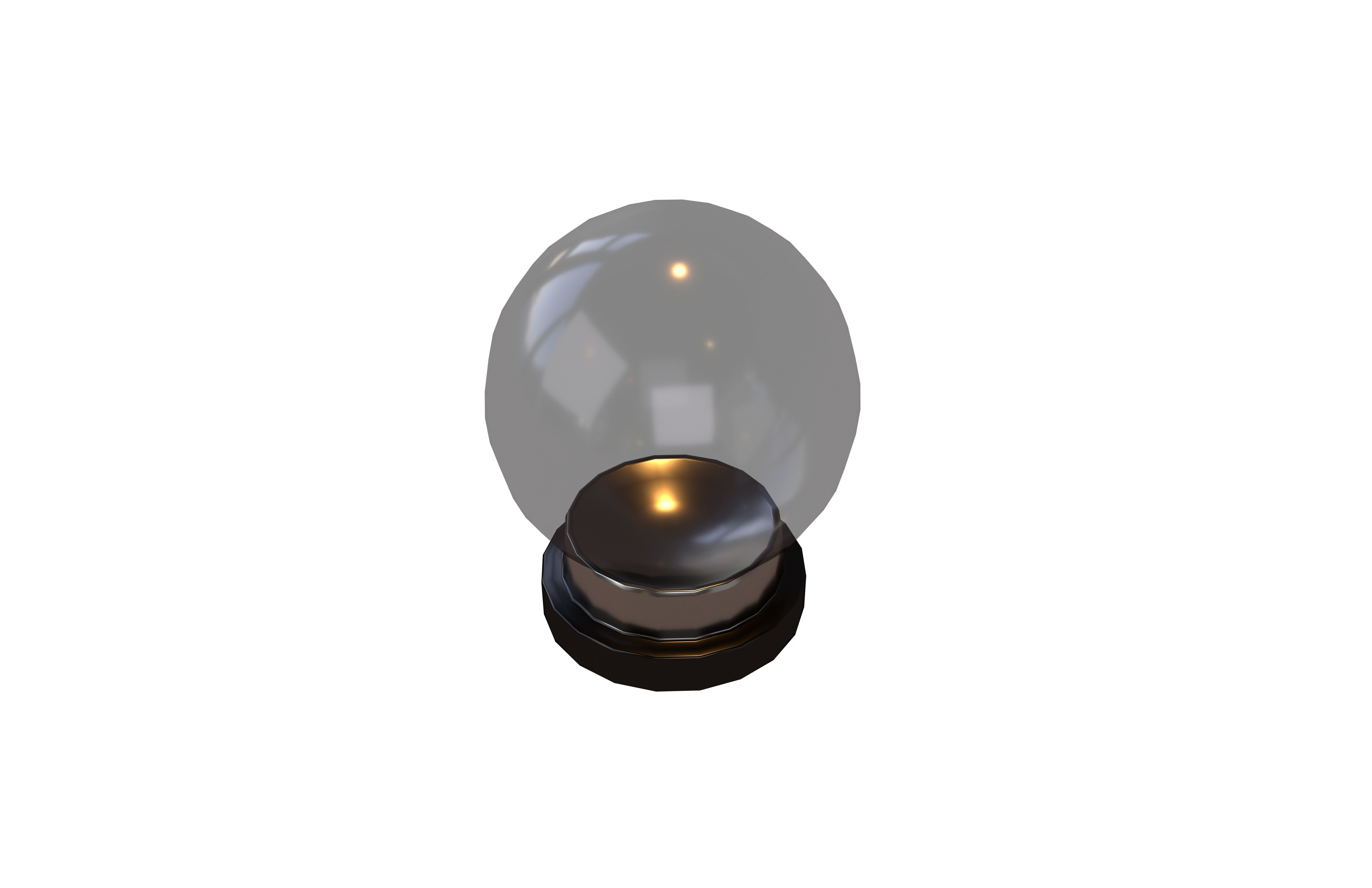 Crystal Ball V1 004 Low-poly 3D model_3