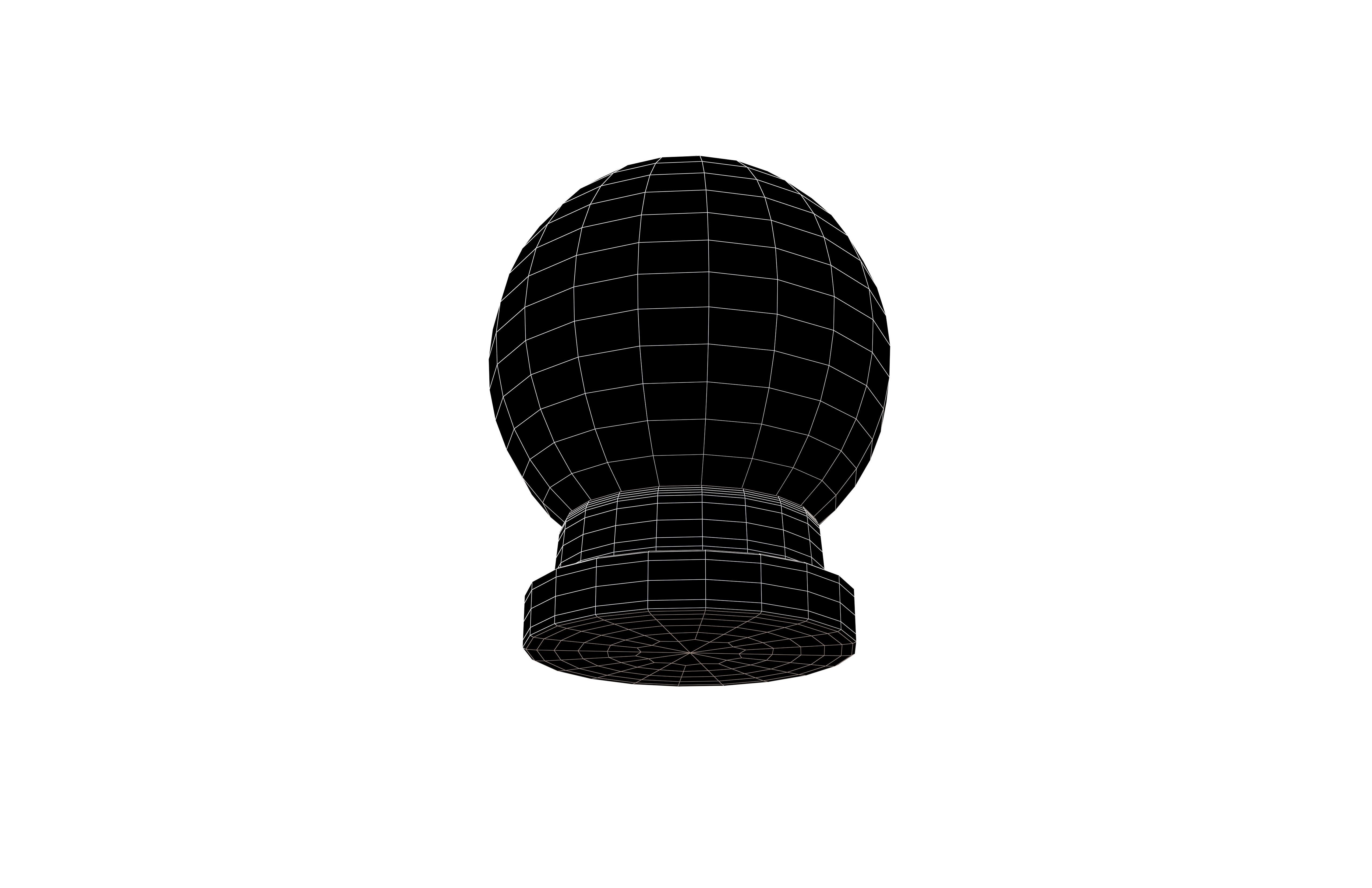 Crystal Ball V1 004 Low-poly 3D model_8