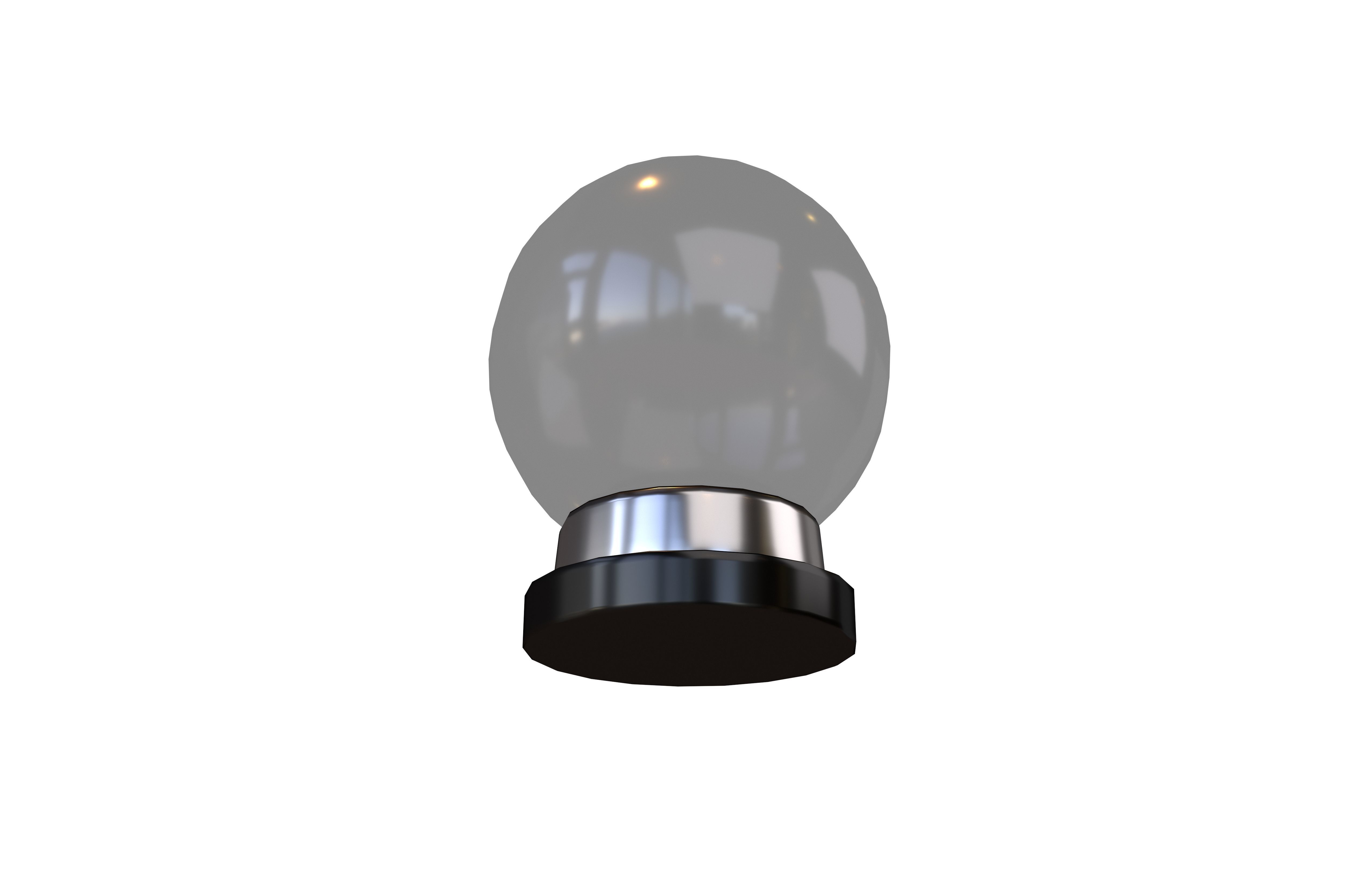 Crystal Ball V1 004 Low-poly 3D model_4
