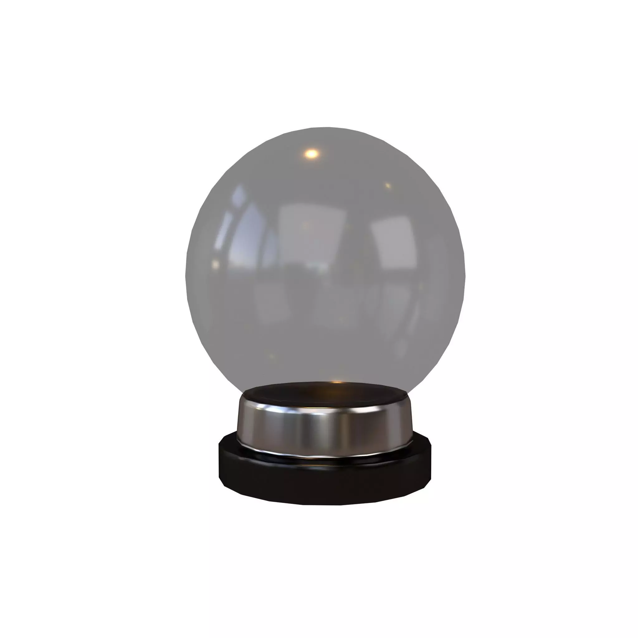 Crystal Ball V1 004 Low-poly 3D model_0