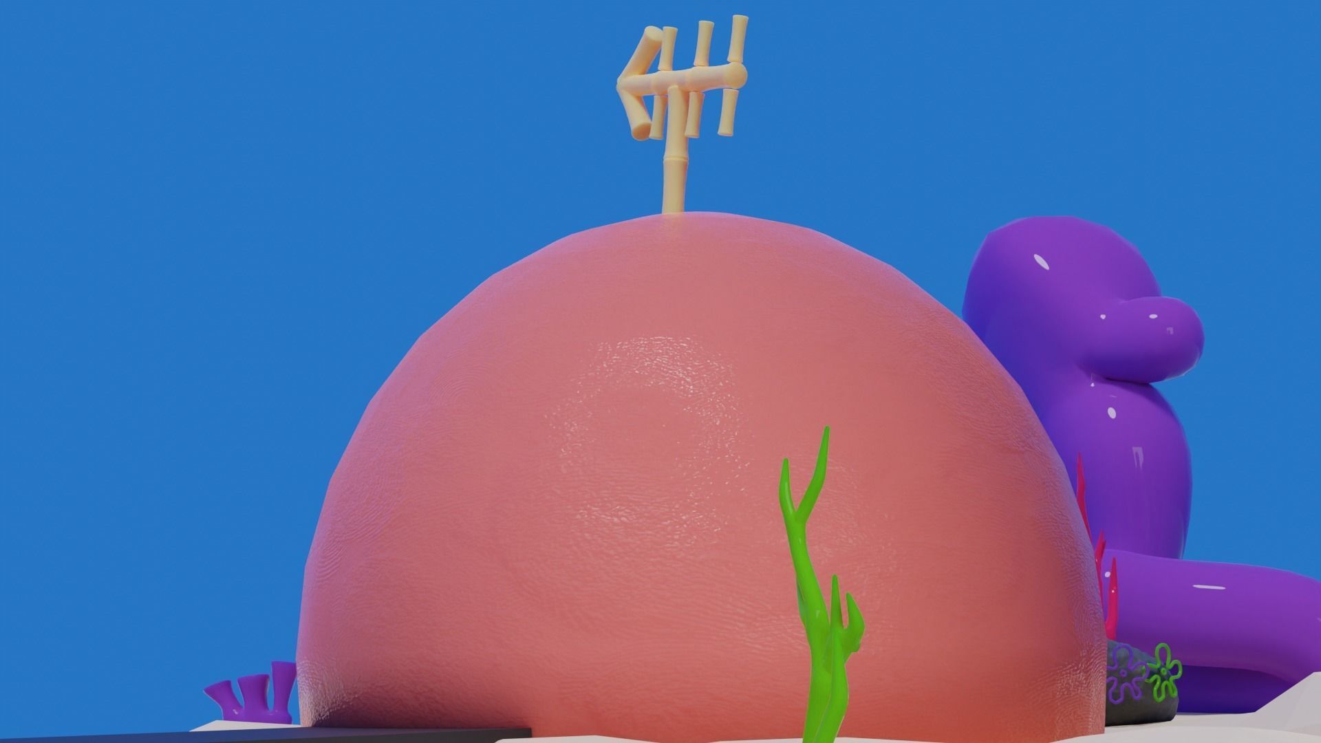 Spongebobs House 3D model_4