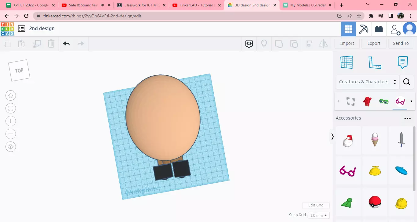 Blanky eyes 3D print model