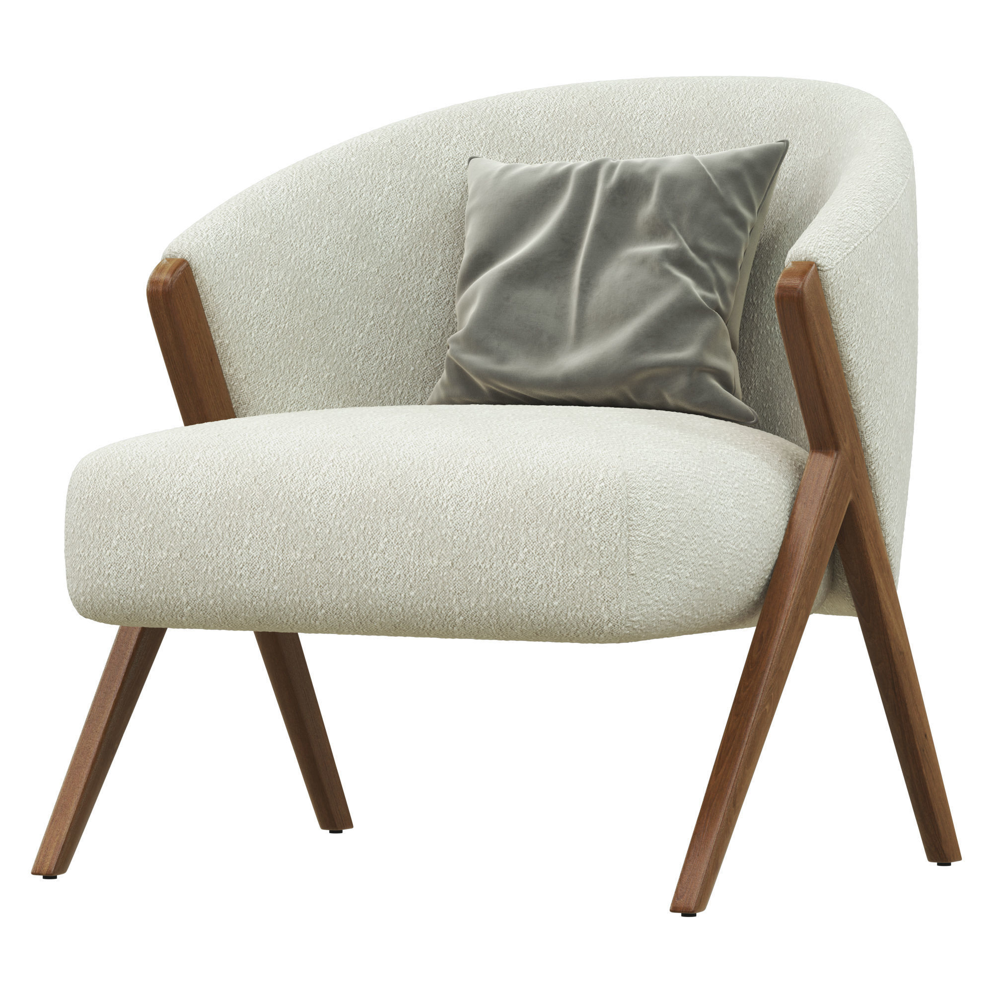 Chair boucle Zara home 3D model | CGTrader