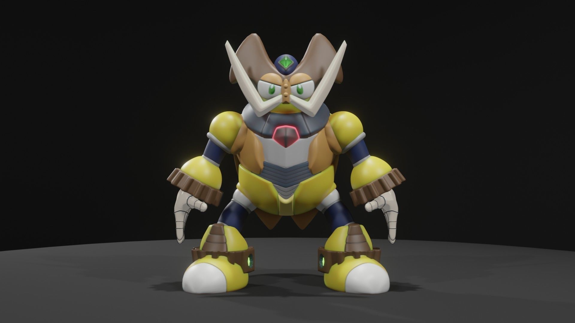 Ground Scaravich 3D model_2