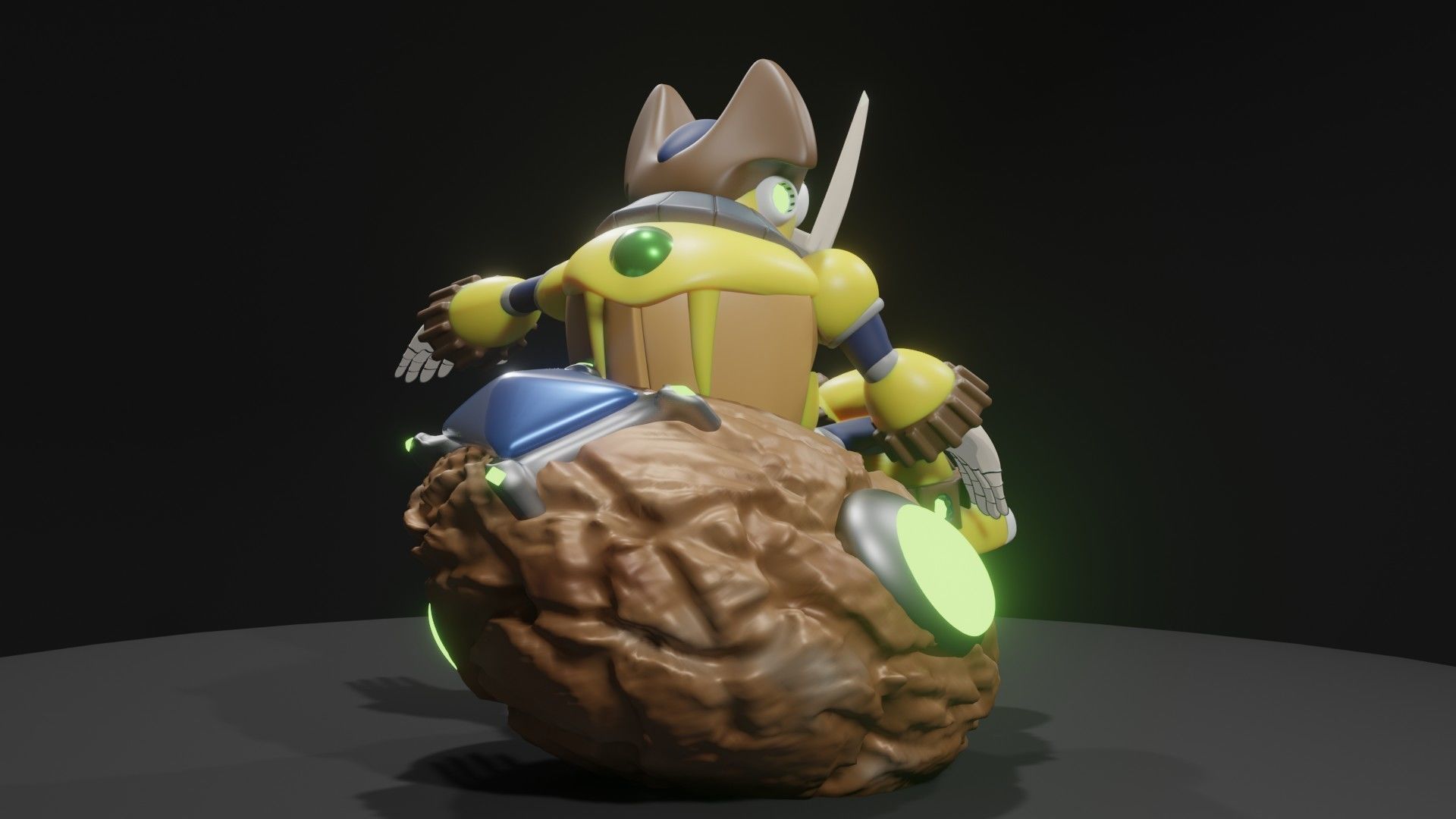 Ground Scaravich 3D model_6